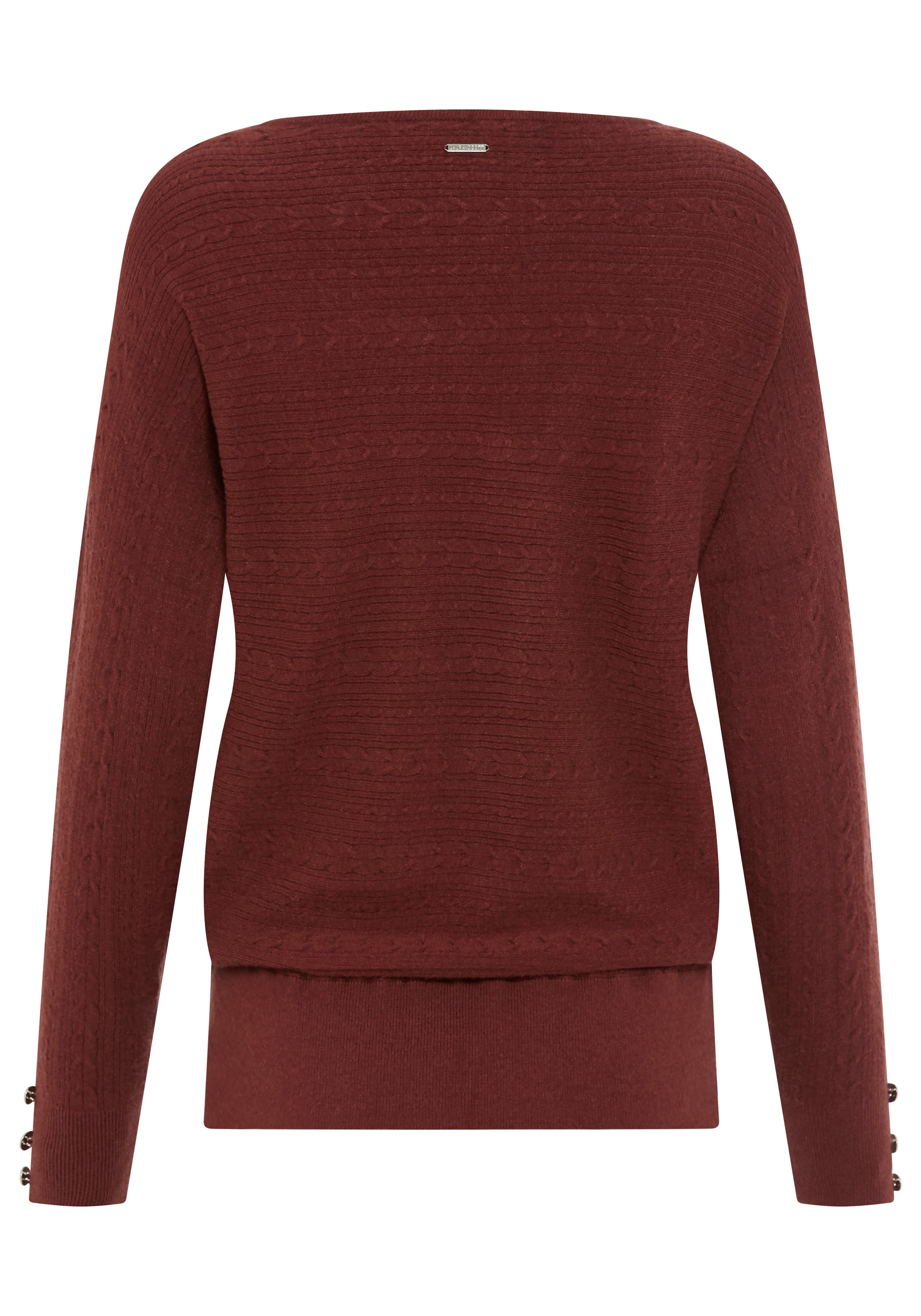 Laura Scott Pull chauve-souris kuscheliger Winterstrick mit Zopfstrickmuster - NEUE KOLLEKTION