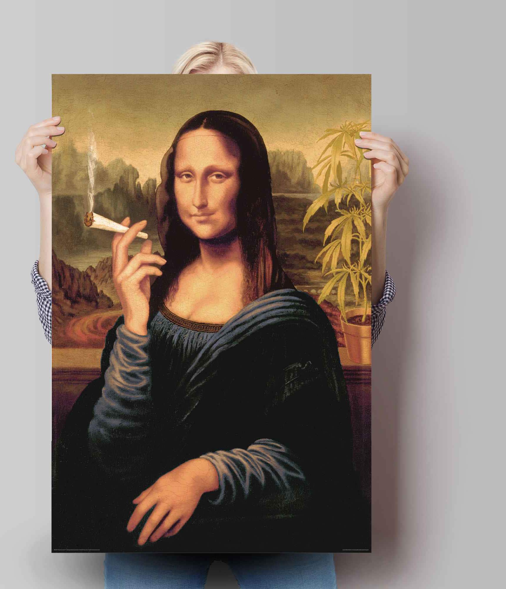 Reinders! Poster »Poster Mona Lisa kaufen joint«, (1 Menschen, St.)