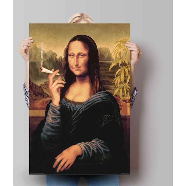 Reinders! Poster »Poster Mona Lisa joint«, Menschen, (1 St.) kaufen