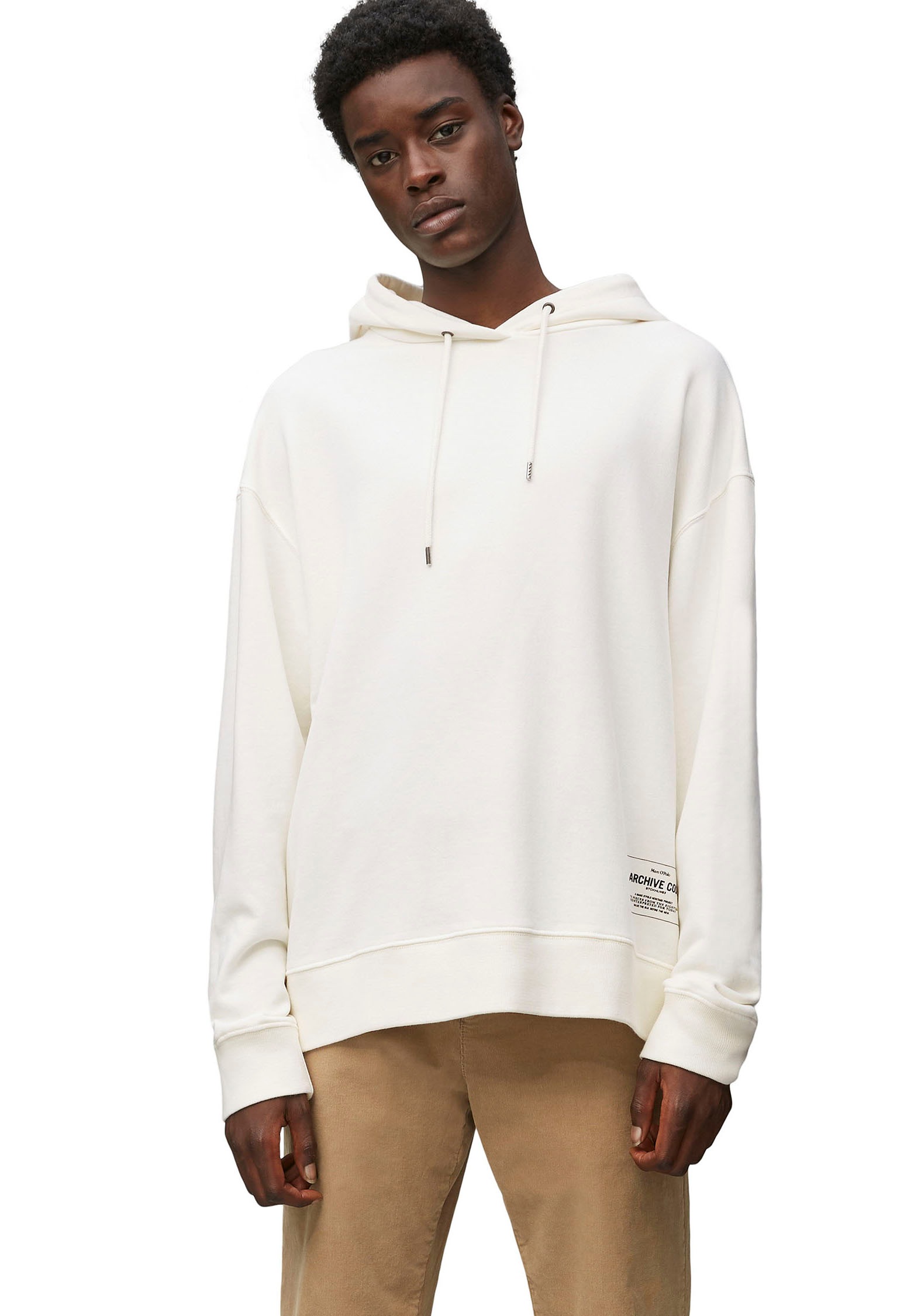 Image of Marc O'Polo Sweatshirt, plakativer Markenprint im Rückenteil bei Ackermann Versand Schweiz