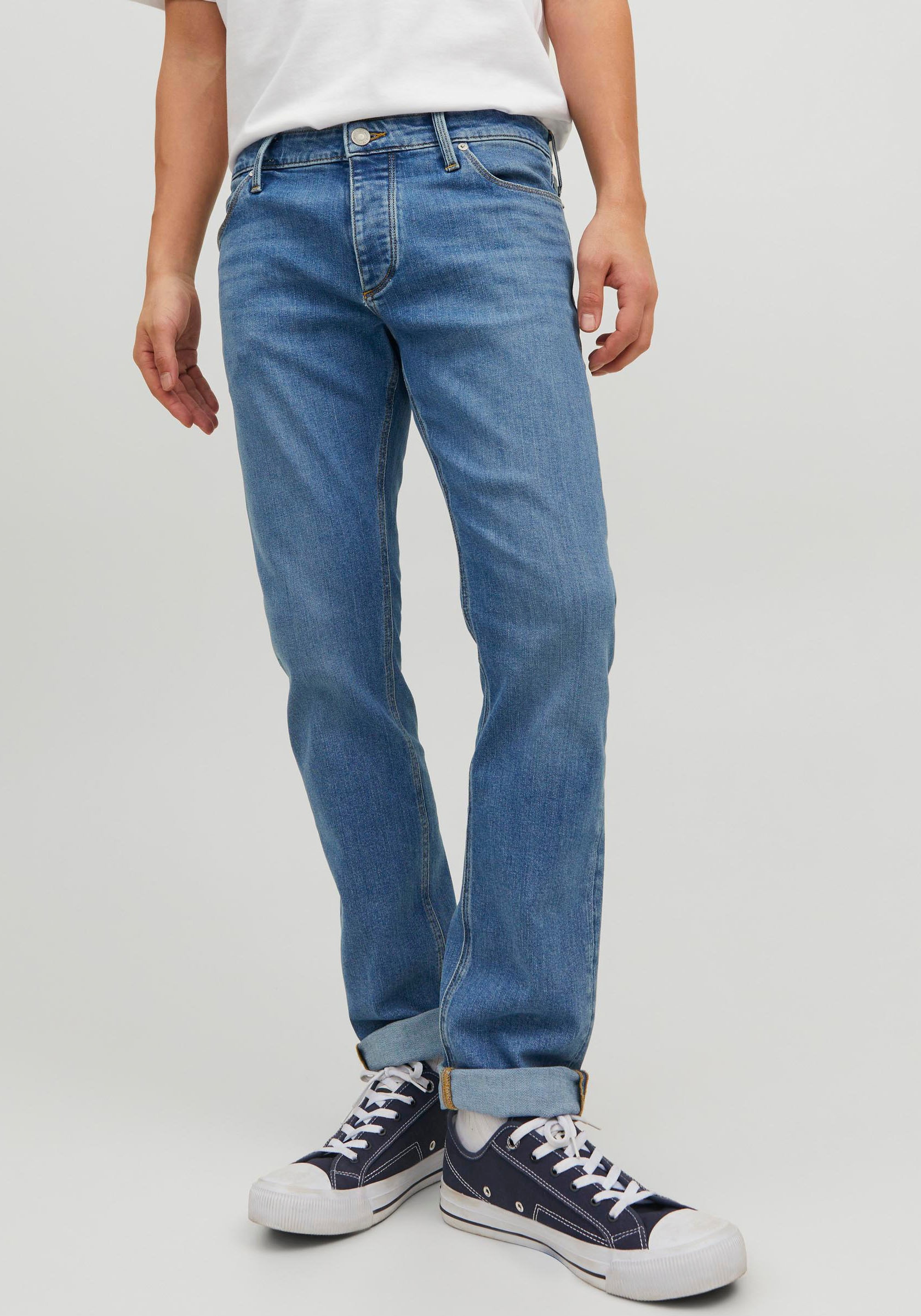 Slim-fit-Jeans »JJIGLENN JJEVAN AM 377 LID«
