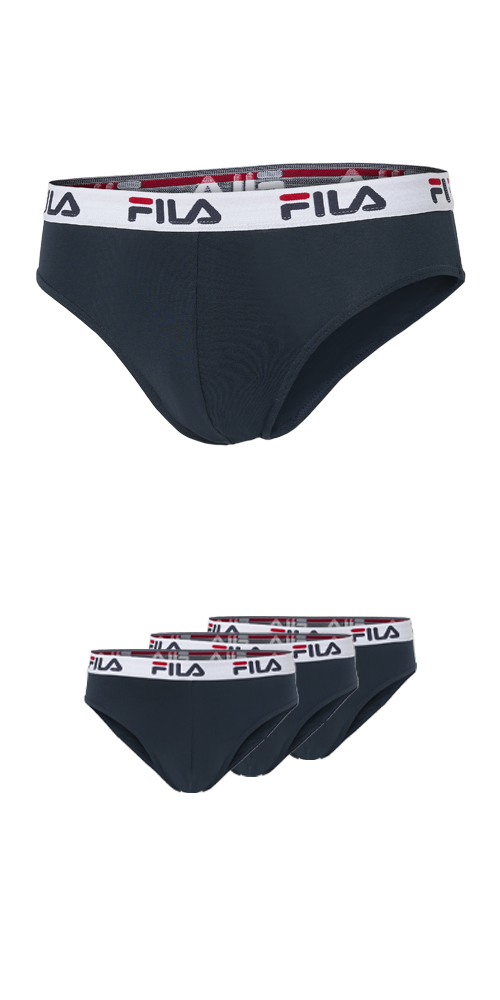 Fila Slip, (3er Pack), mit elastischem Logobund