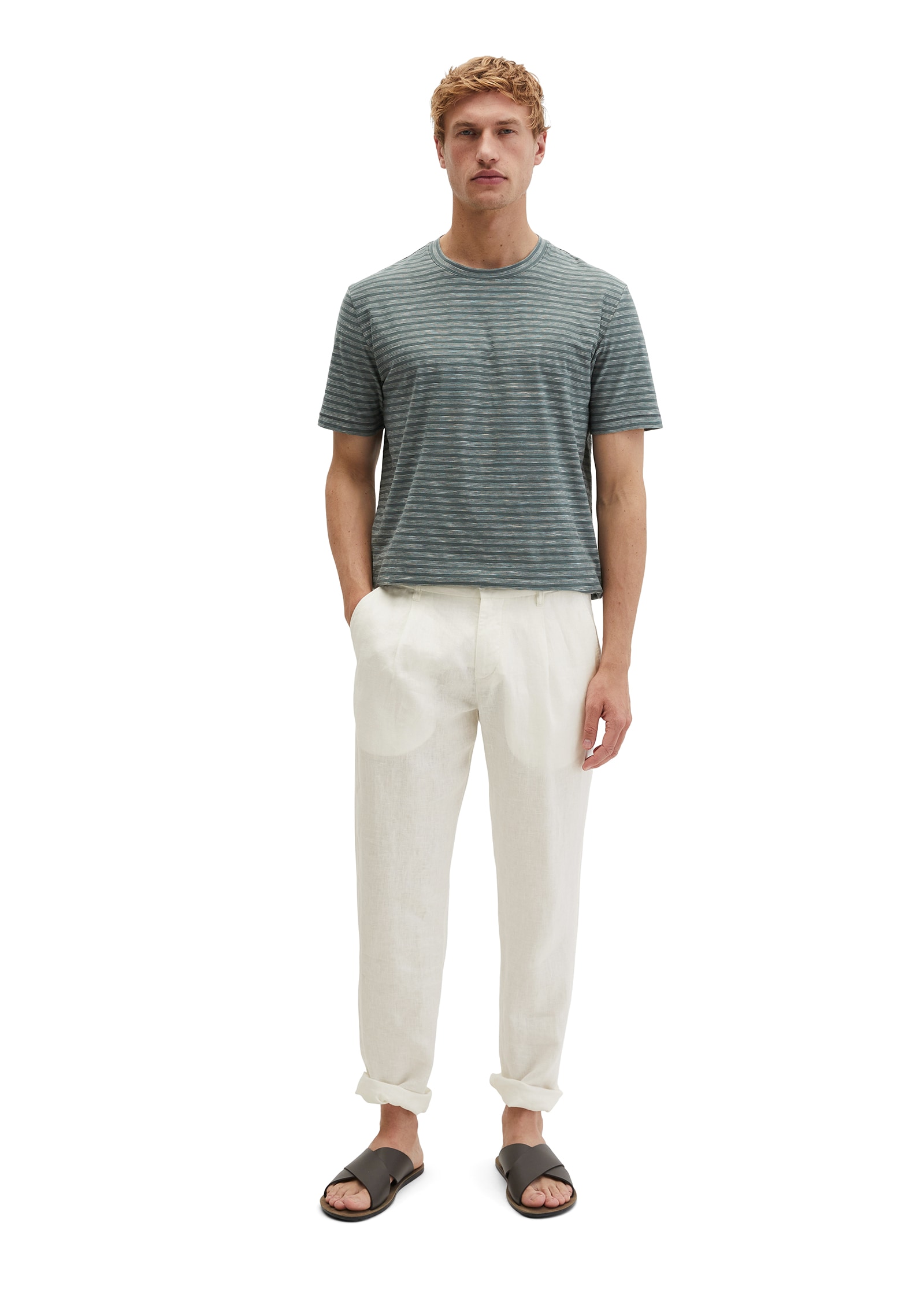 Marc O'Polo T-Shirt regular in softem Slub-Jersey
