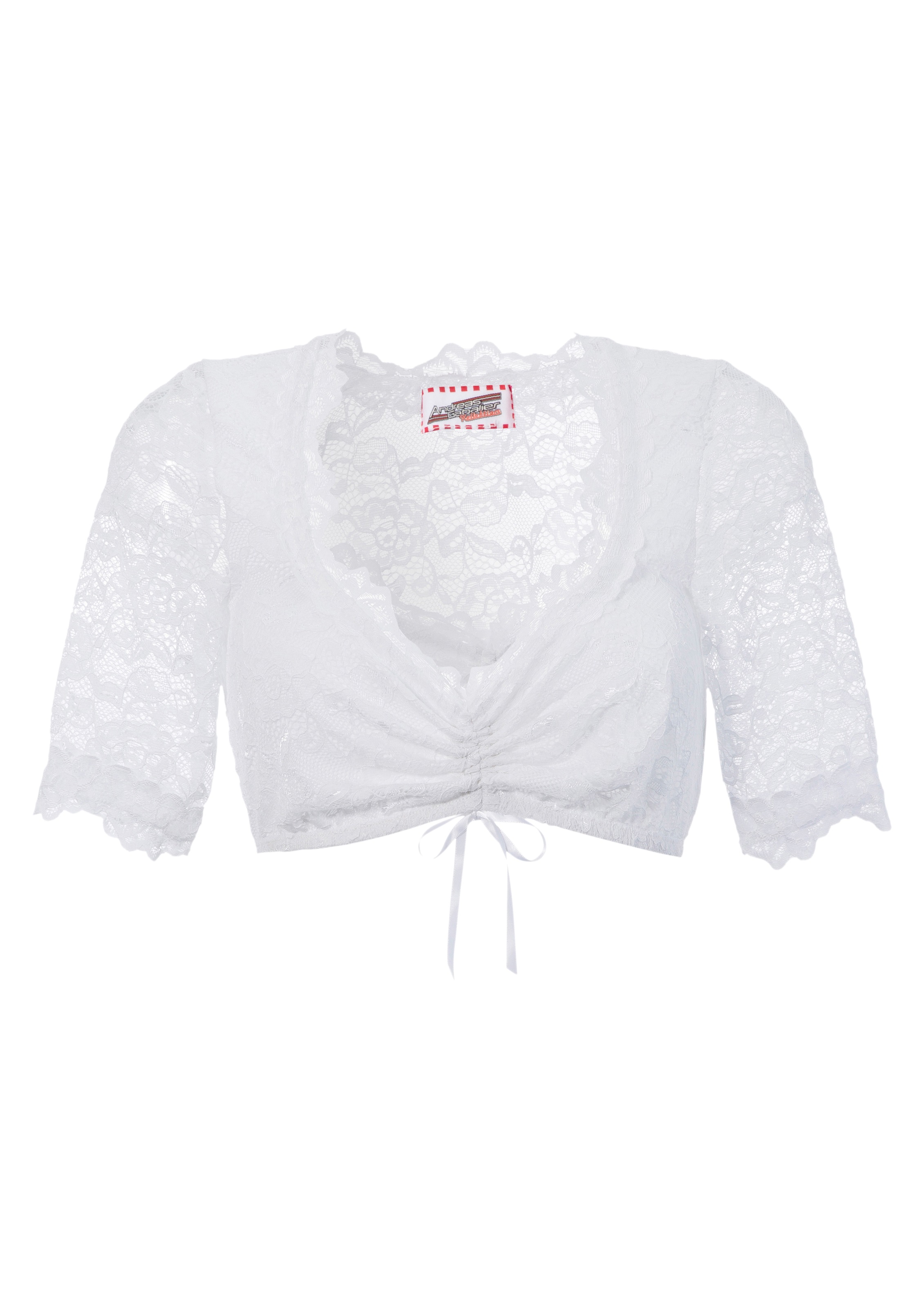 Image of Andreas Gabalier Kollektion Dirndlbluse, Damen aus elastischer, floraler Spitze, mit gefüttertem Vorderteil bei Ackermann Versand Schweiz