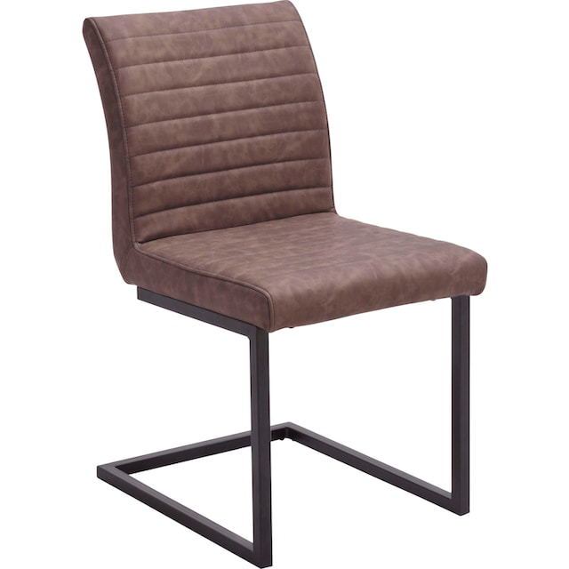 MCA furniture Esszimmerstuhl »Kian«, (Set), 2 St., Vintage Kunstleder mit  oder ohne Armlehne, Stuhl belastbar bis 120 kg bequem kaufen