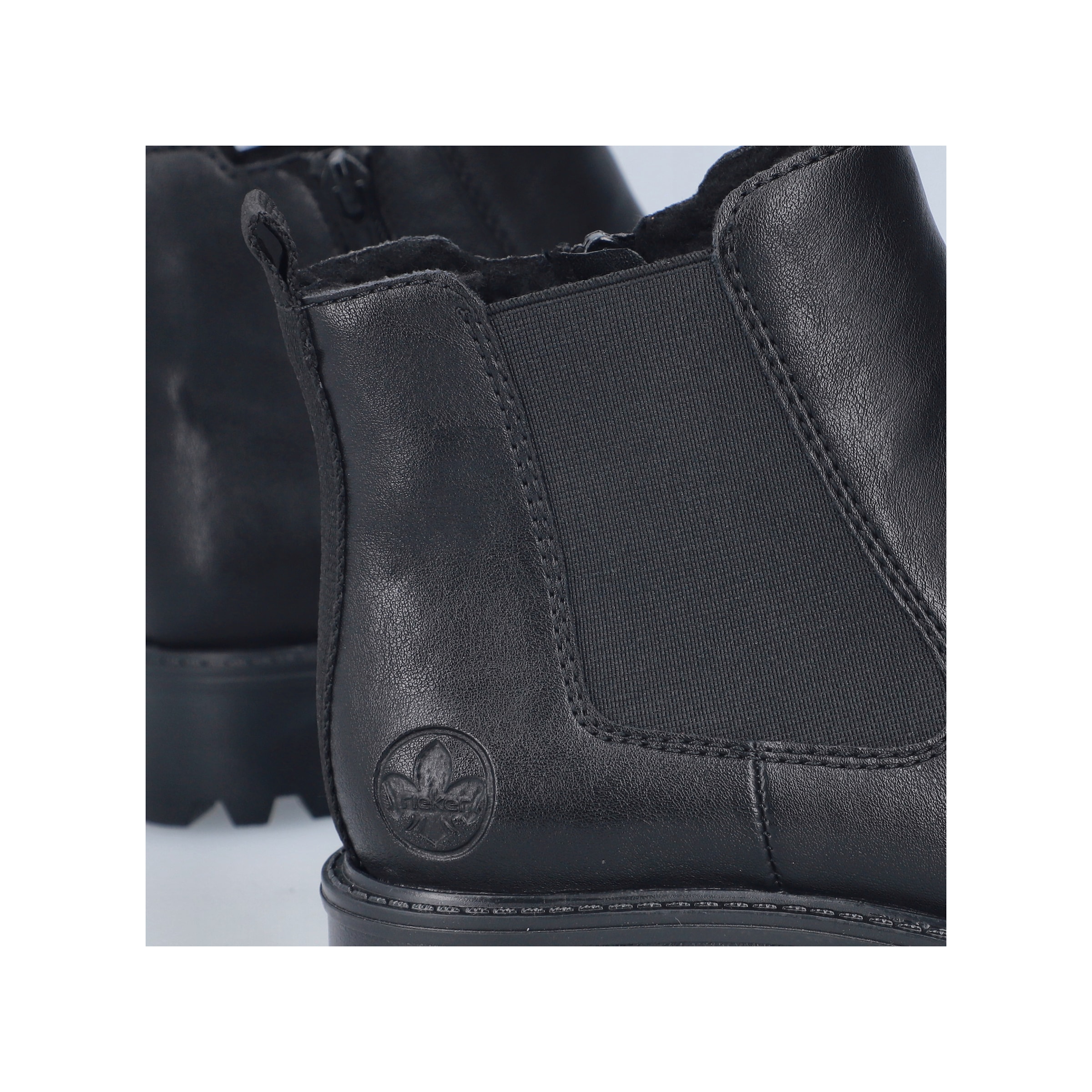 Rieker Bottines chelsea  bottines, bottines courtes, talon bloc, avec doublure chaude et douillette