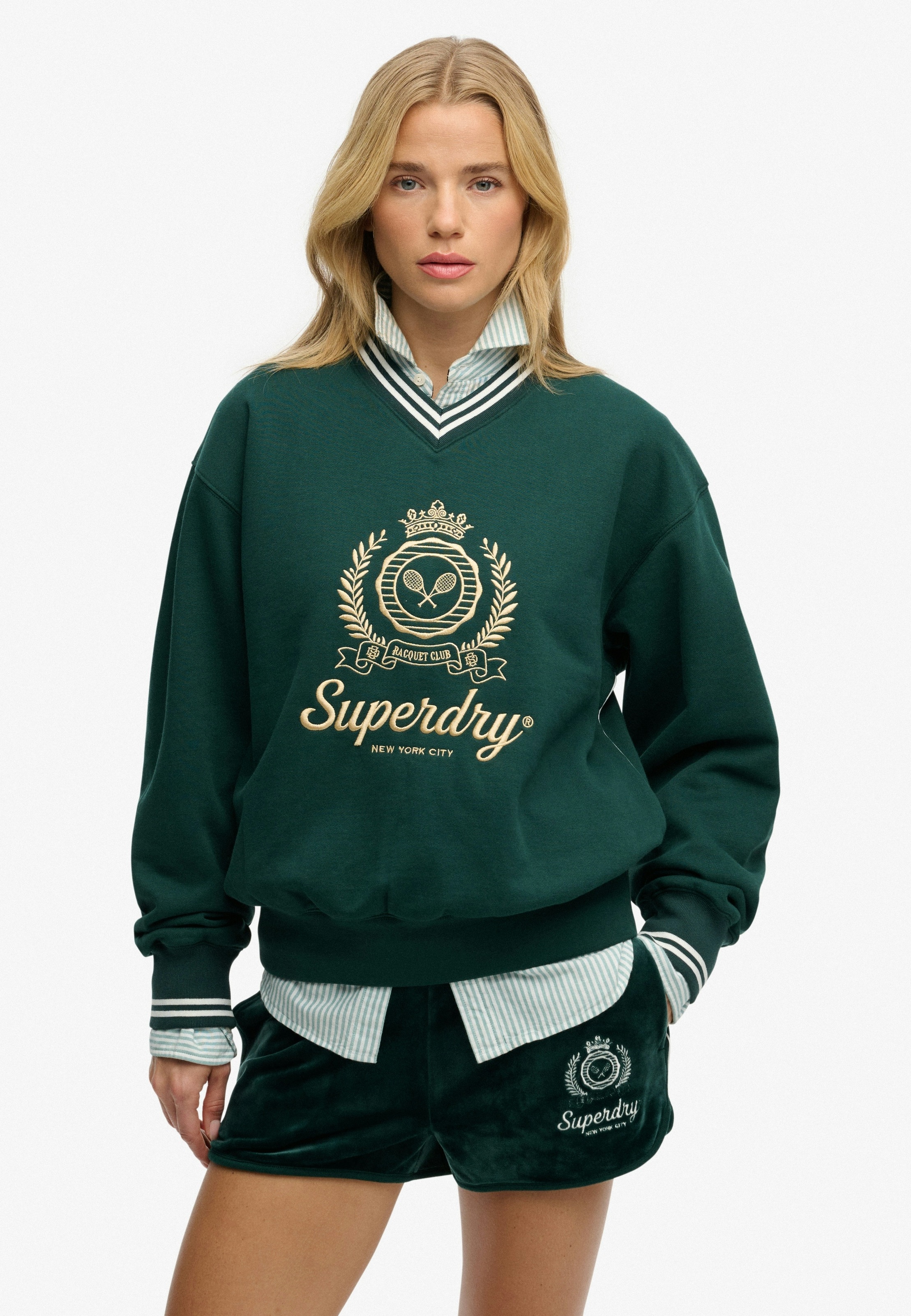 Image of Superdry Sweatshirt "COUNTRY CLUB LOOSE V SWEAT"