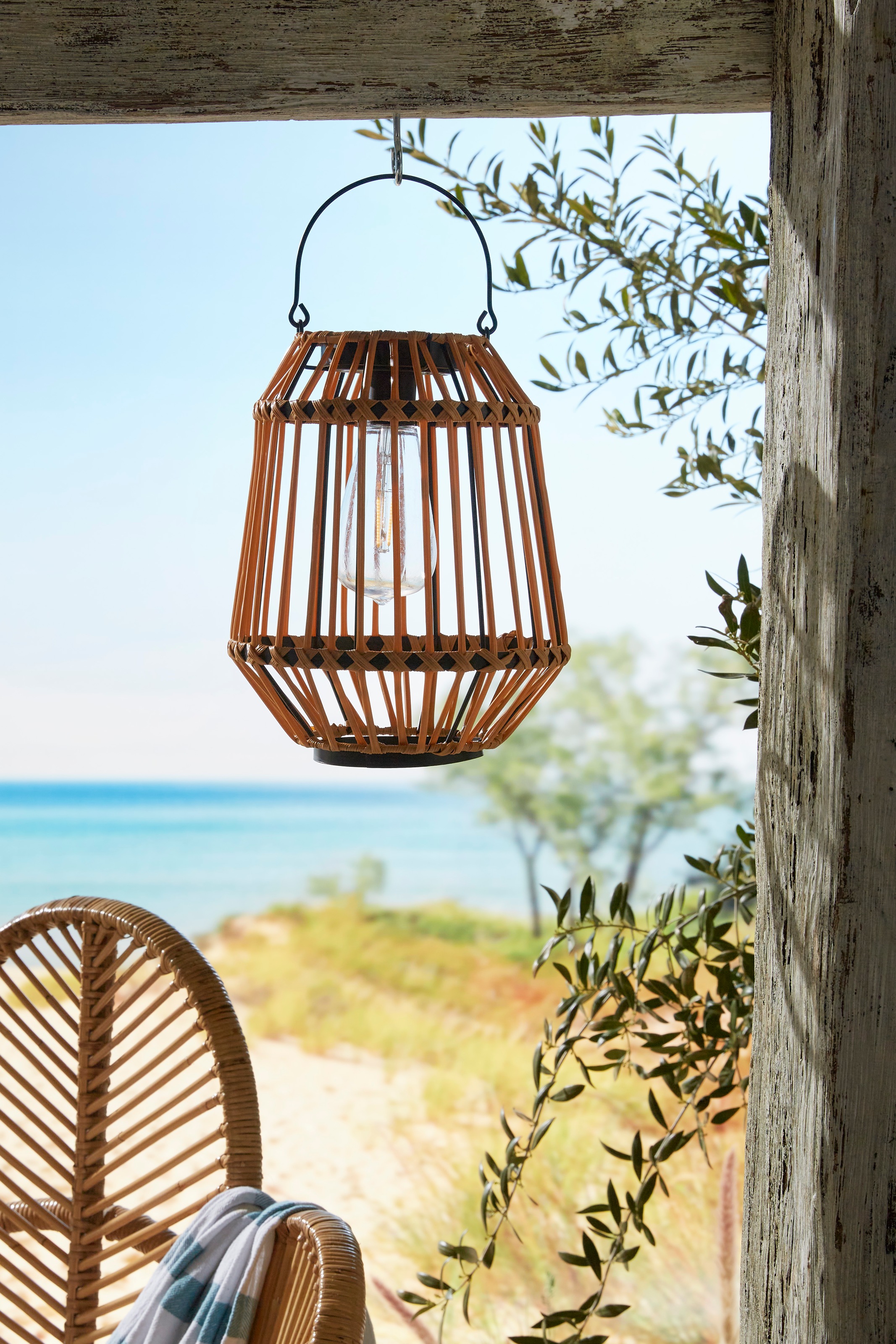 LUXFORM Lampe de table extérieure »Solar-Tischlampe - Ibiza - LED - 15 Lumen« Module LED 1 cuis alimenté par énergie solaire