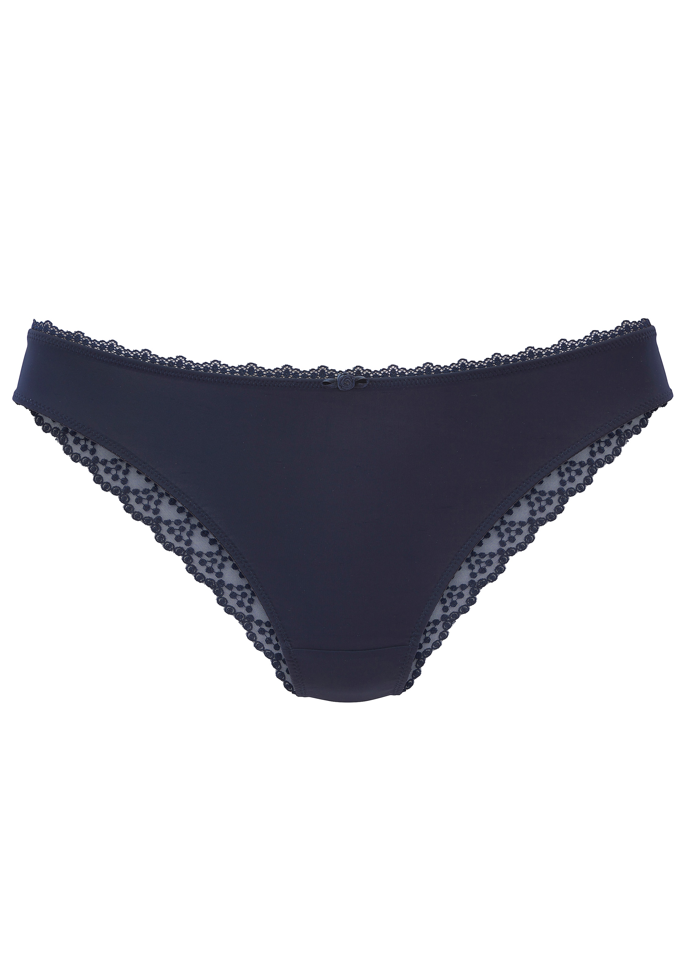 Image of LASCANA Tanga "Fabia" aus edler, dezent transparenter Stickereispitze