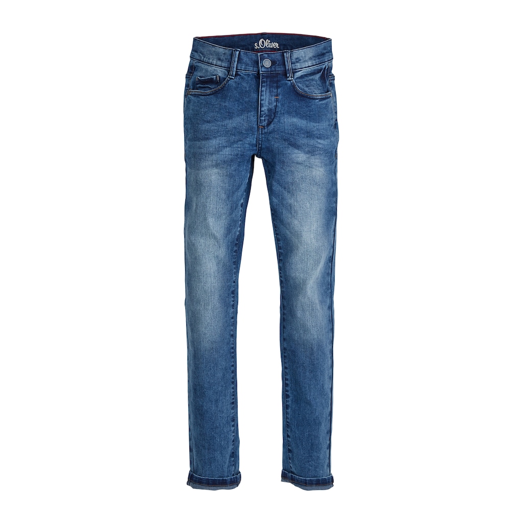 s.Oliver Junior Regular-fit-Jeans, mit authentischer Waschung