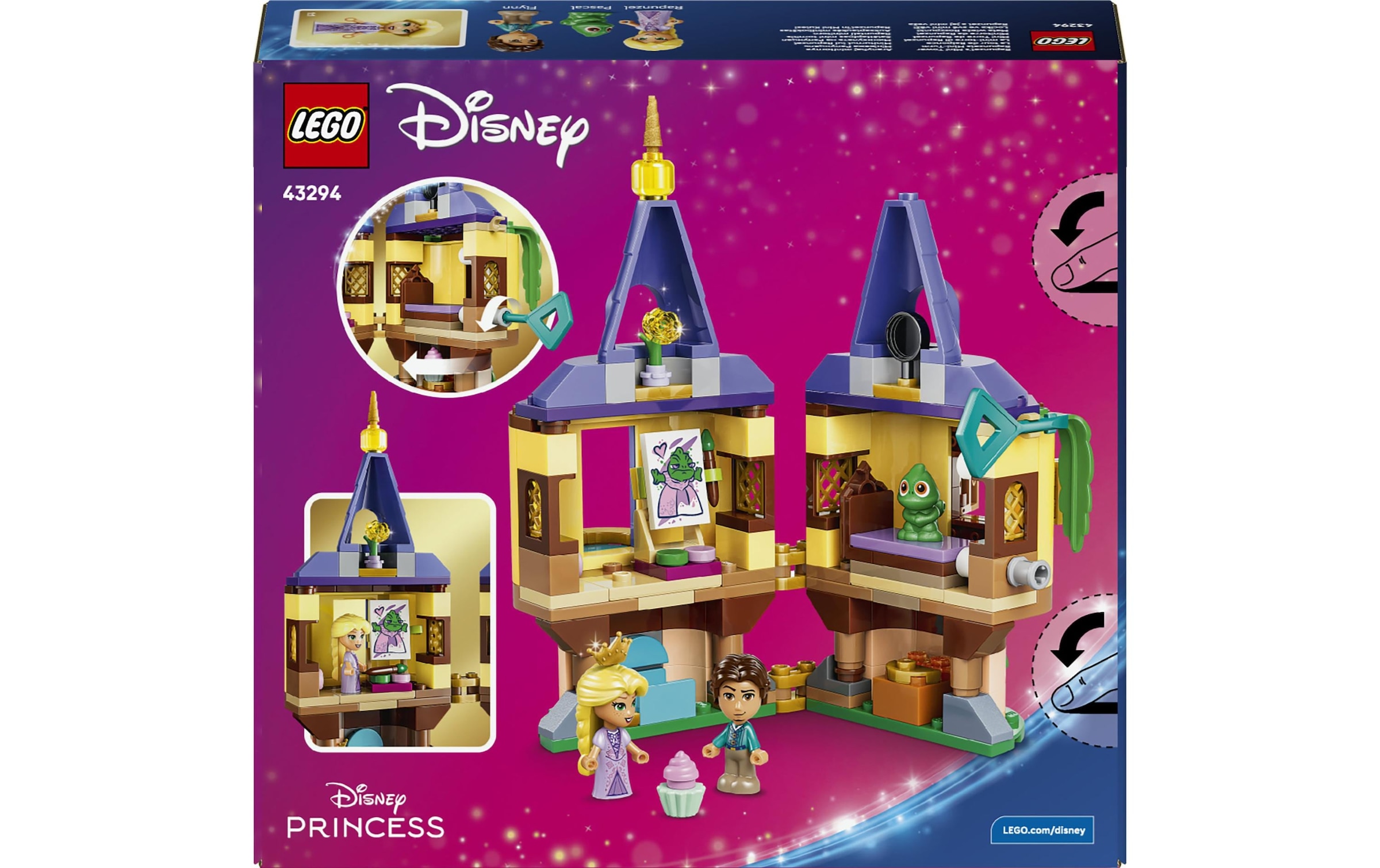 LEGO® Konstruktionsspielsteine »Rapunzels Mini-Turm (43294), LEGO Disney Princess« Made in Europe