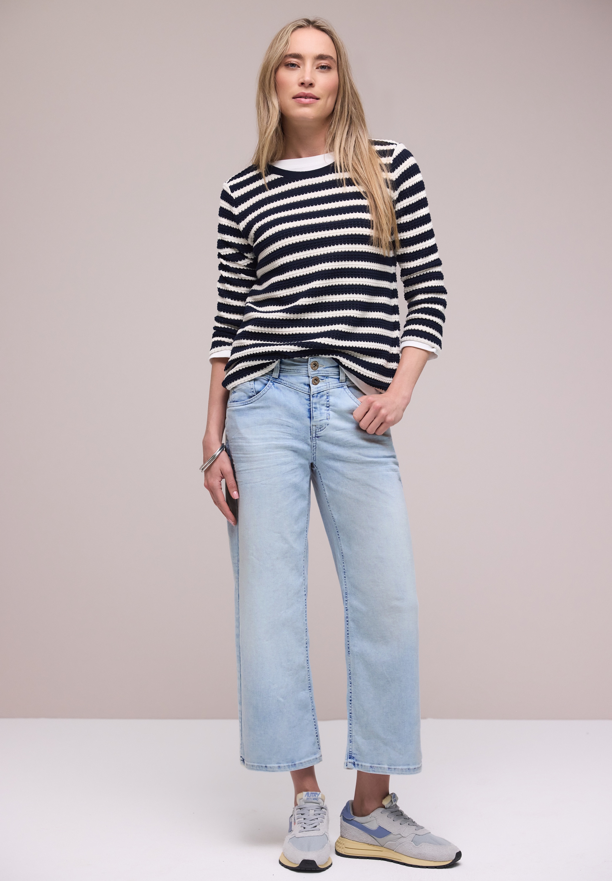 STREET ONE Jeans loose fit »Style Emee« Wide Leg Jeans mit Stretch
