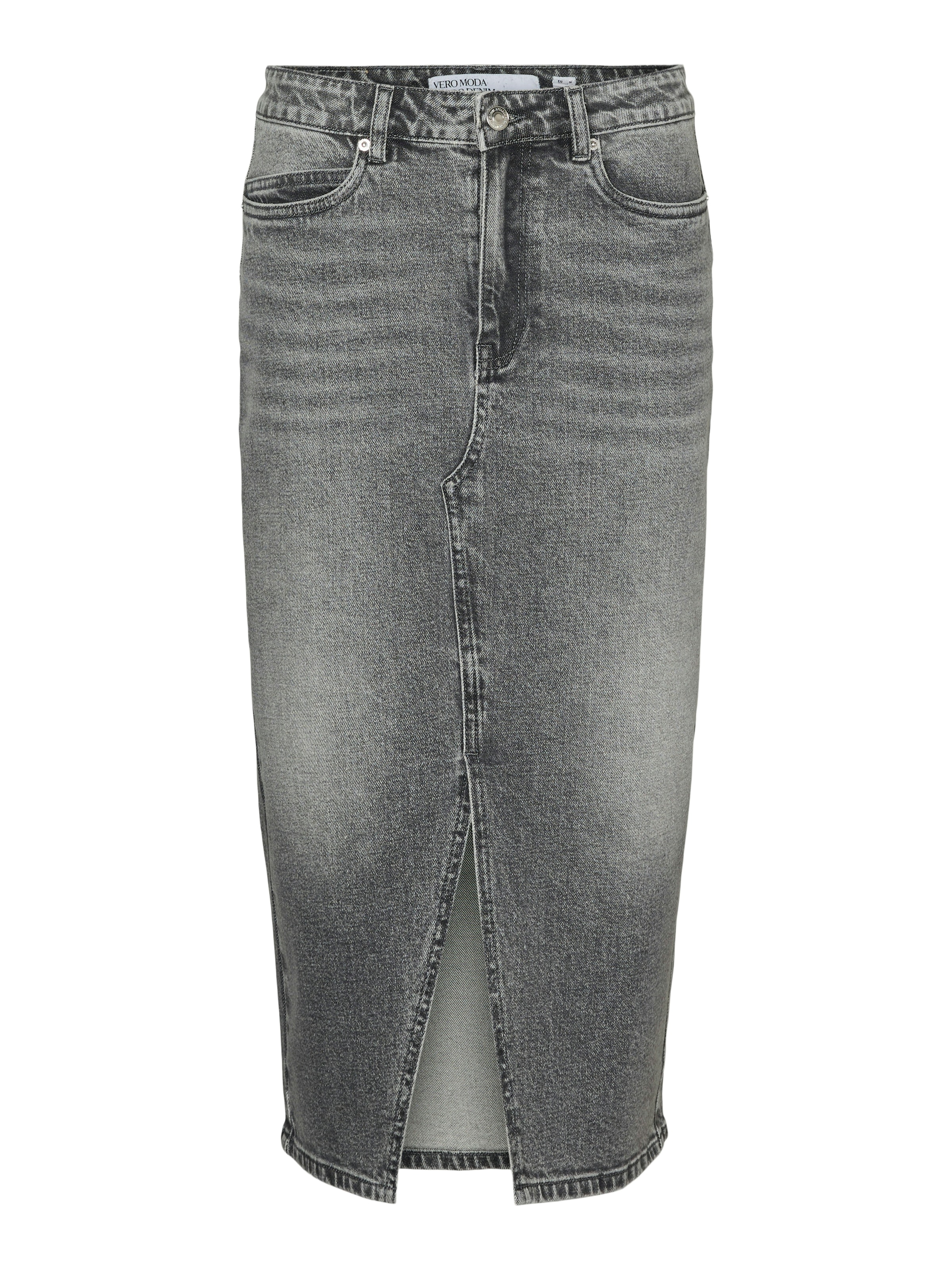 Vero Moda Maxirock »VMVERI HR CALF DENIM SKIRT GA NOOS«