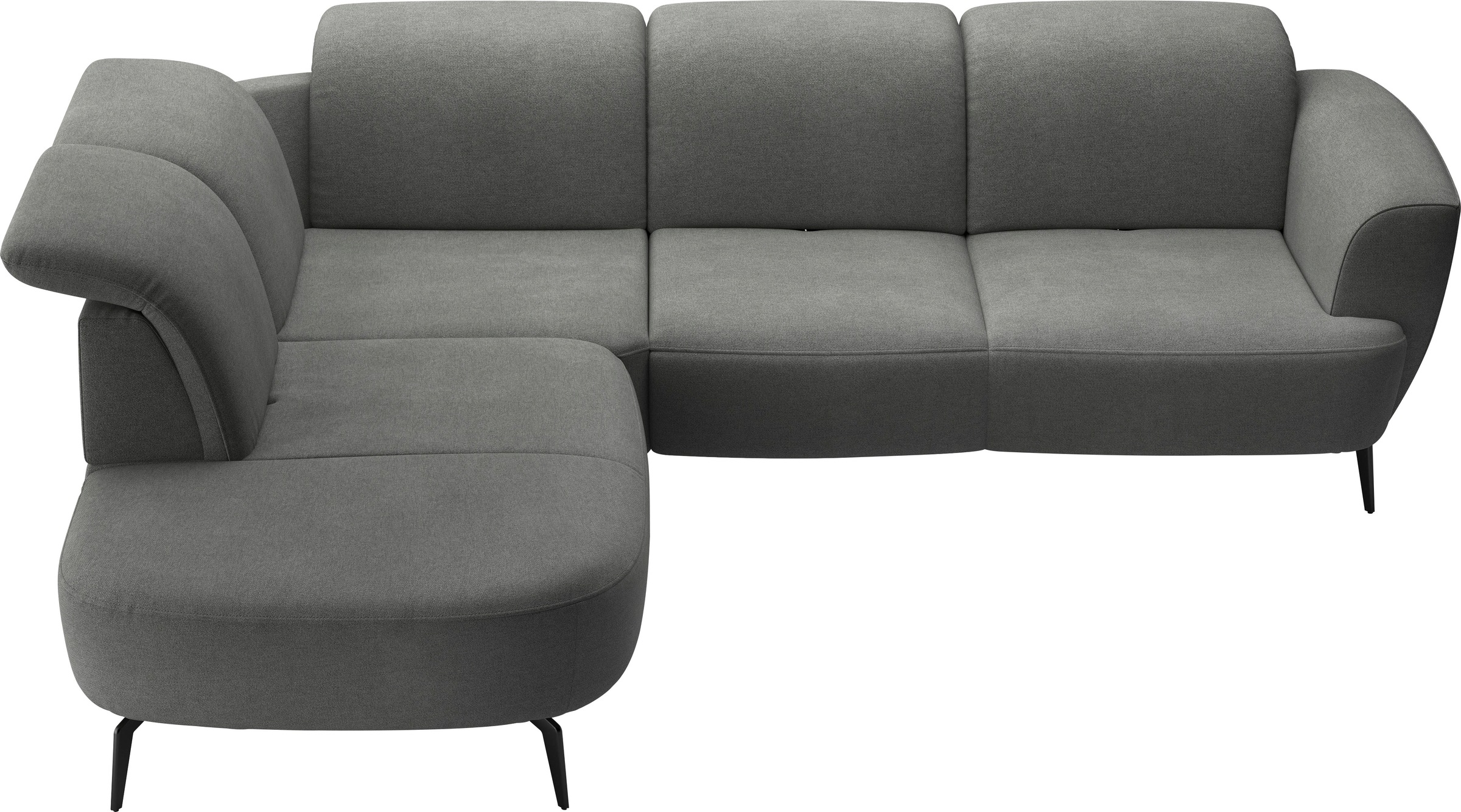 sit&more Ecksofa »Zoe«, ink.Sitztiefenverstellung, wahlweise mit Kopfteilverstellung