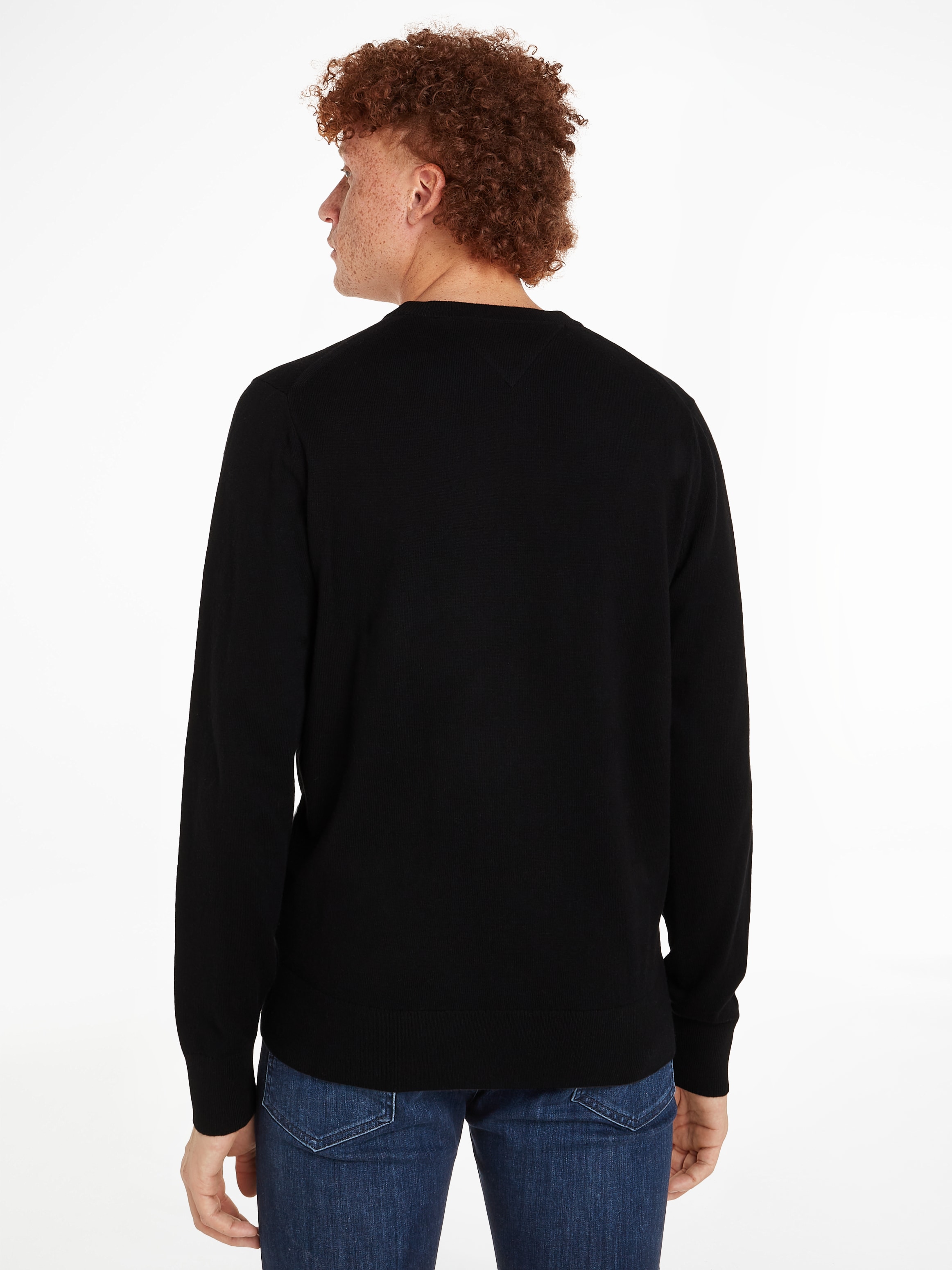 Tommy Hilfiger Pull à col rond »PIMA ORG CTN CASHMERE CREW NECK«