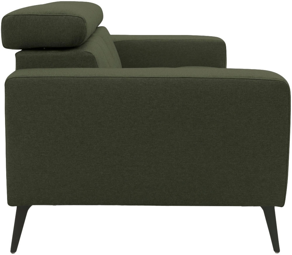 DOMO collection 2-Sitzer »Trento, mit Kufenfuss oder Einzelfuss«, wahlweise mit Kopfteilverstellung und in zwei Grössen erhältlich