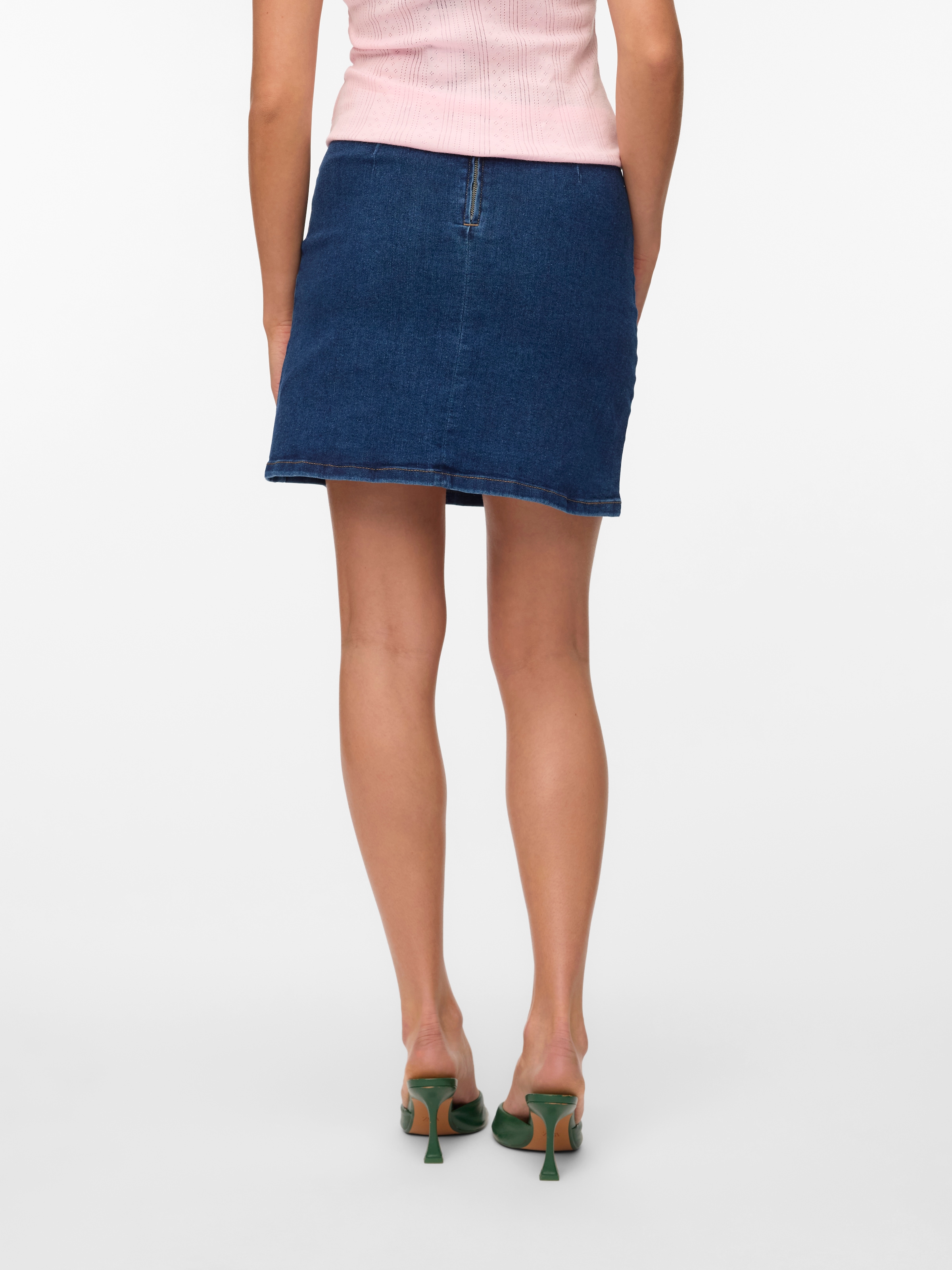 Vero Moda Jeansrock »VMNELLY HR SHORT SKIRT DNM MIX NOOS«