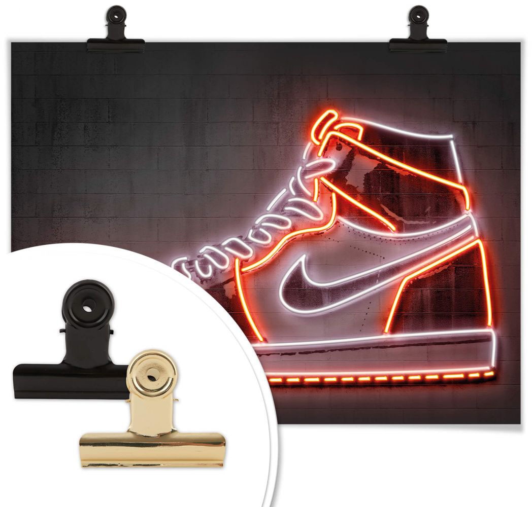 Wall-Art Poster »Mielu Nike Neon Sneaker«, St.), Bild, kaufen Poster, Schuh, Schuh Wandposter jetzt Wandbild, (1