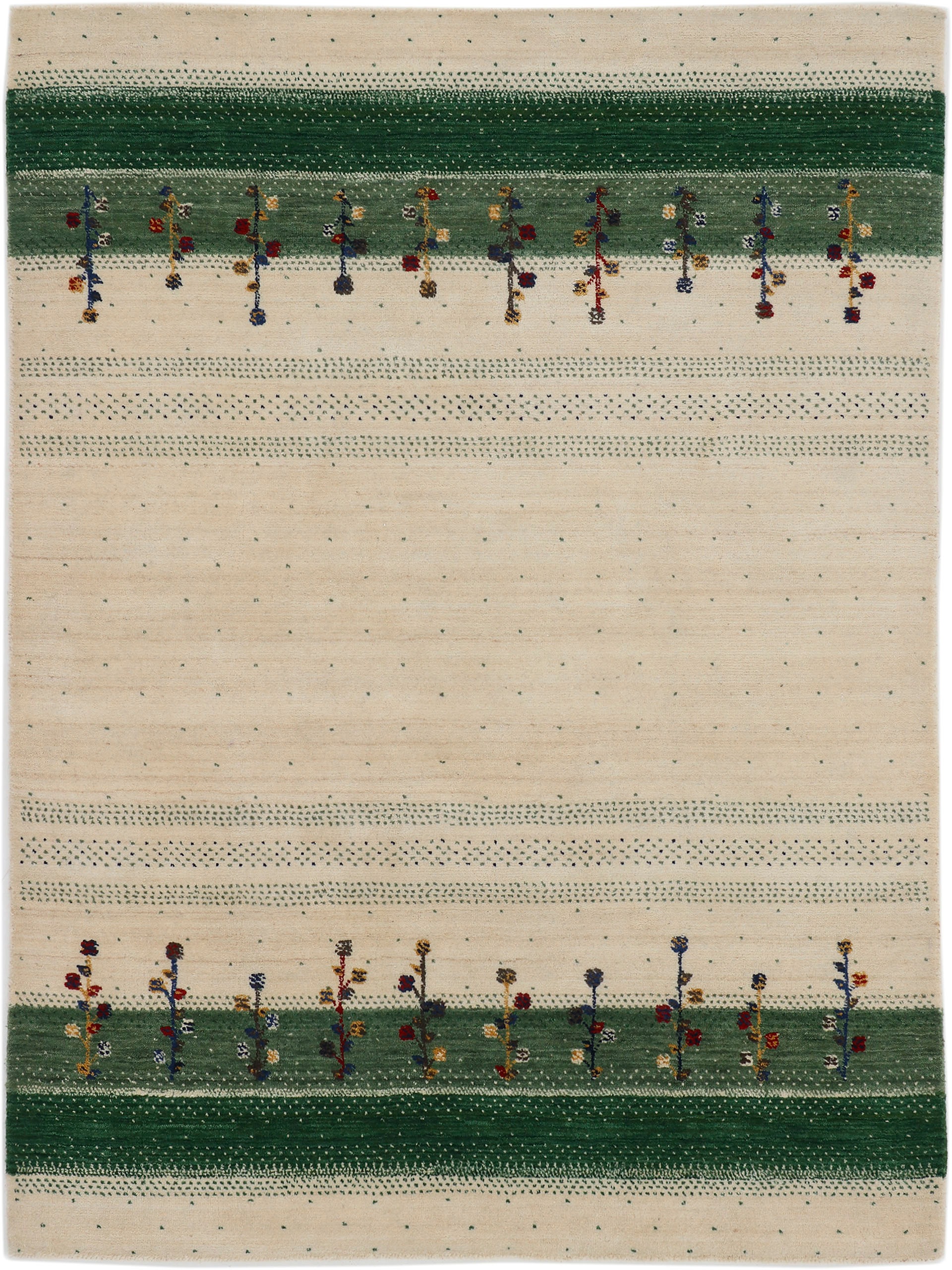 Image of carpetfine Wollteppich »Gabbeh Loom Lori«, rechteckig, 15 mm Höhe, reine Wolle, sehr weicher Flor, Wohnzimmer bei Ackermann Versand Schweiz