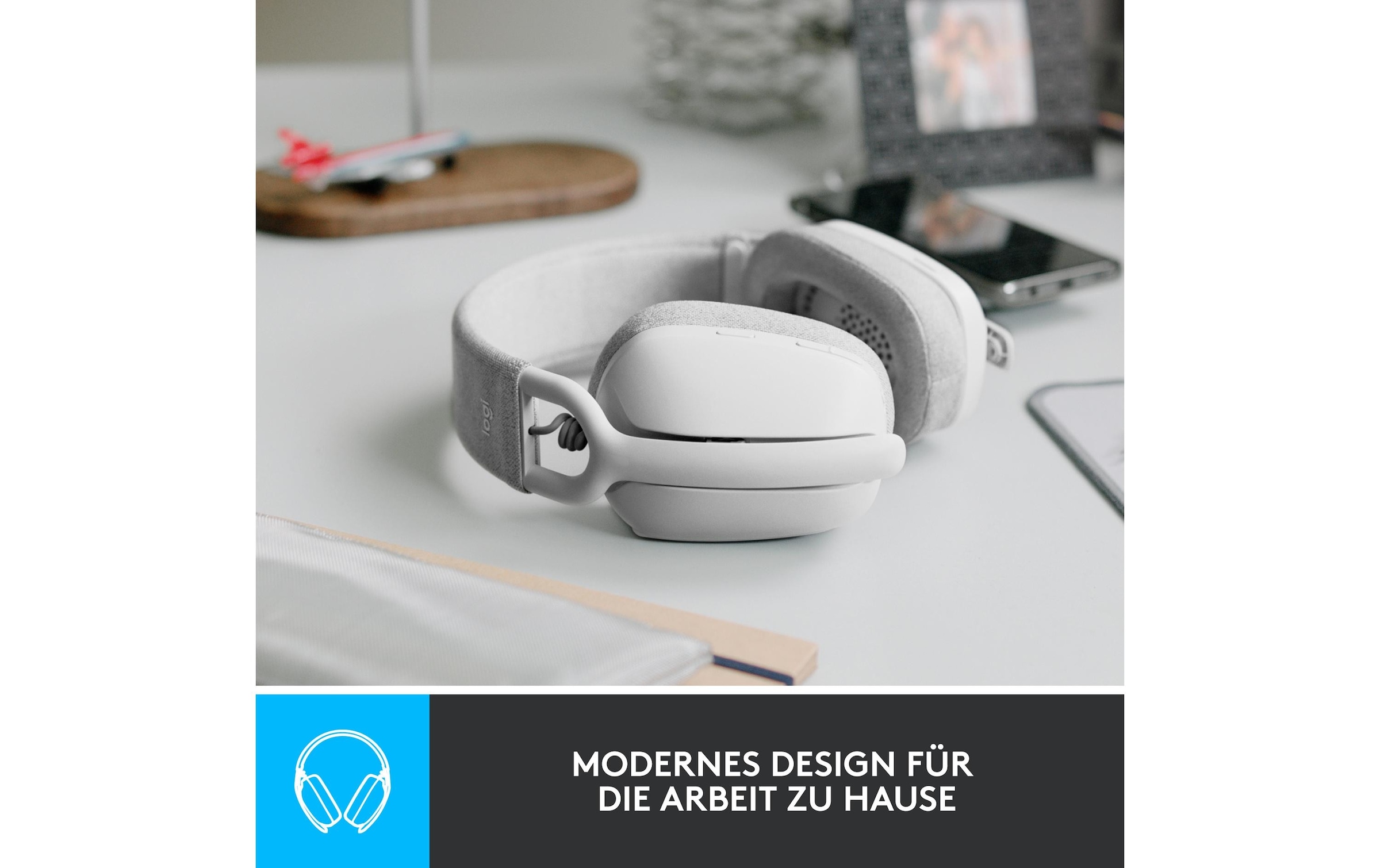 Logitech Headset »Headset Zone Vibe 100 off-white«