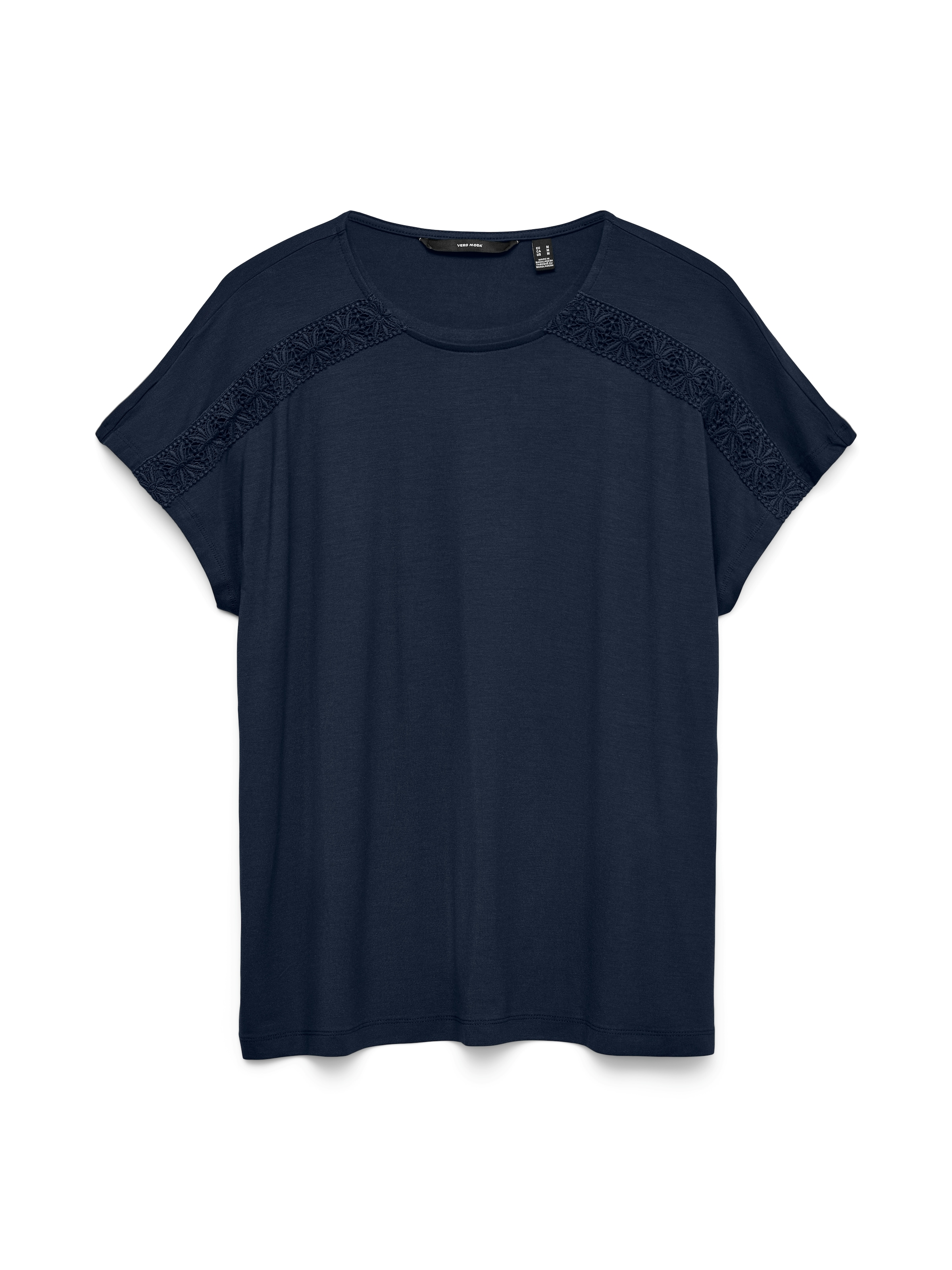 Vero Moda T-shirt à manches courtes »VMGINA SS O-NECK TOP JRS GA« mélange de viscose