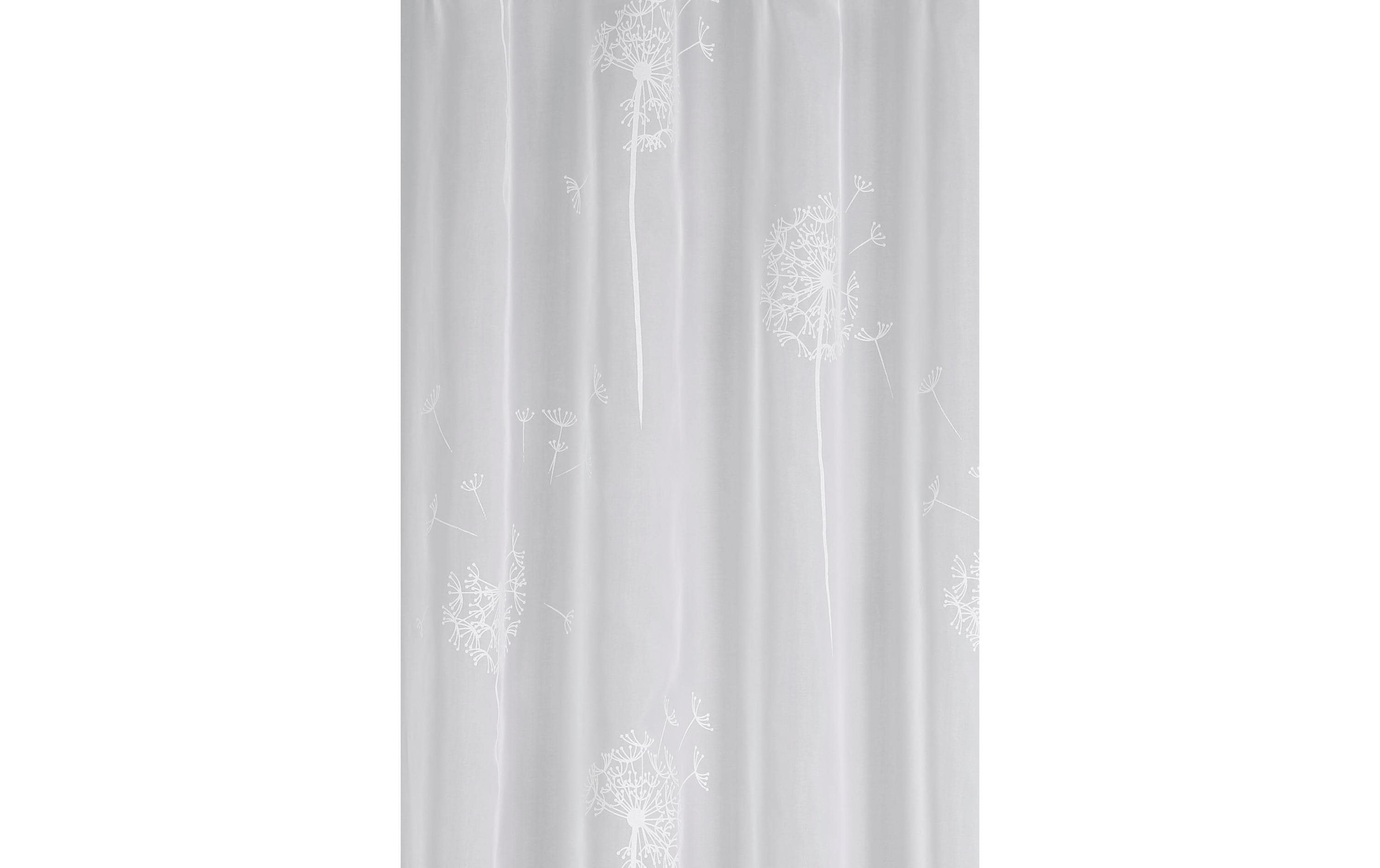 GARDINIA Rideau »Voile-Flock, Weiss« Boucles 1 cuis tlg.