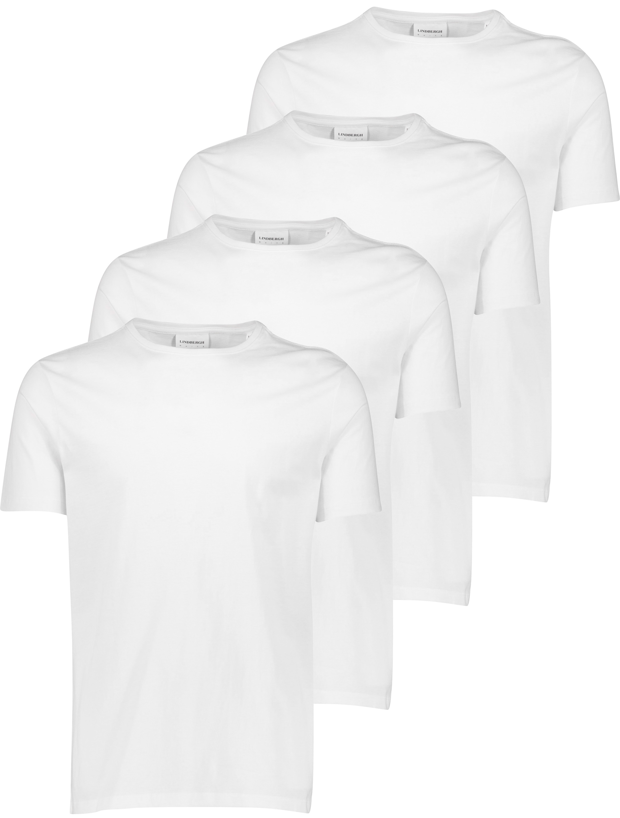 Image of LINDBERGH T-Shirt Packung, 4 Stk. mit Rundhalsausschnitt im 4-er Pack