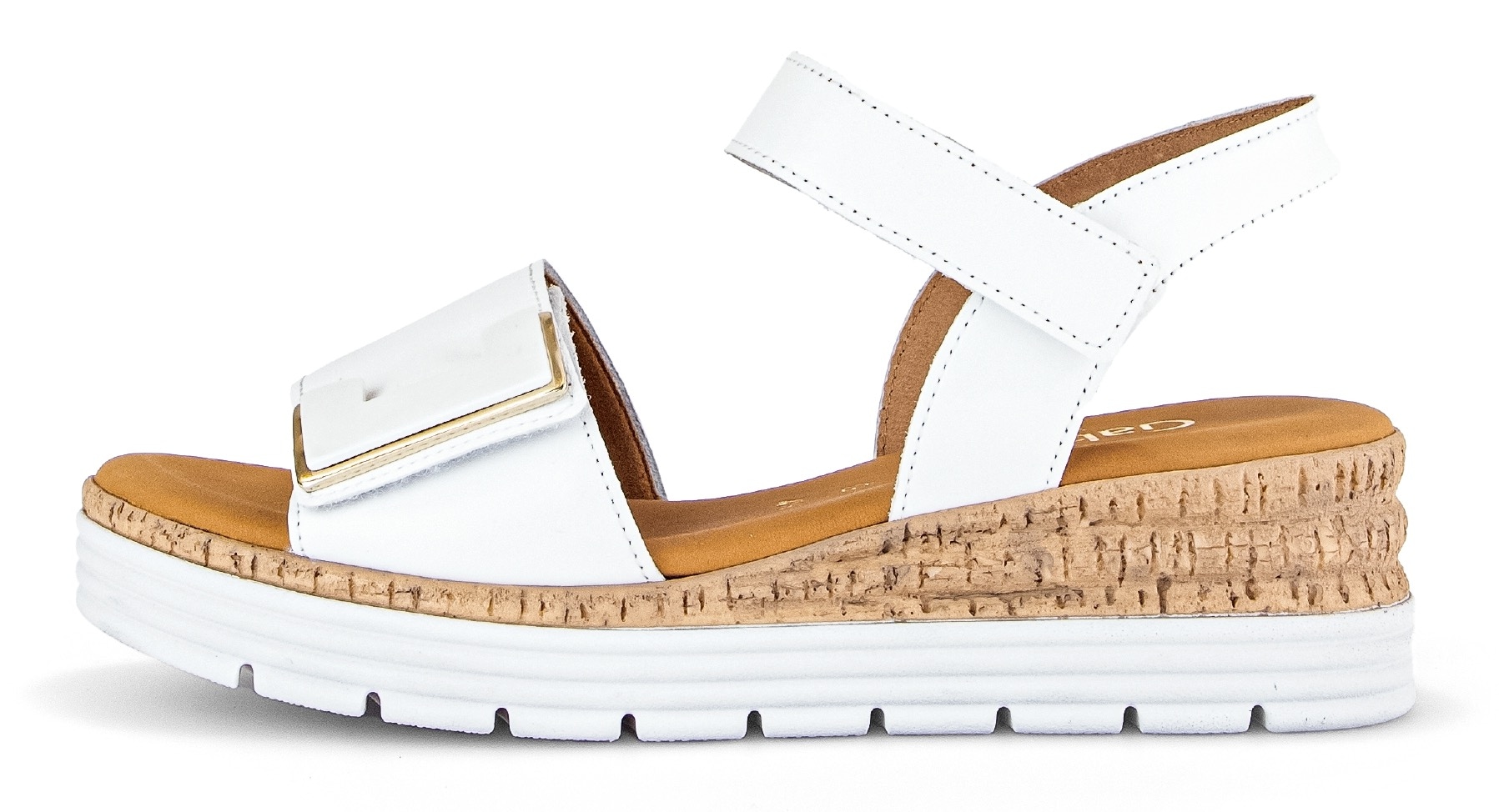 Gabor Keilsandalette »GENUA«  , Keilabsatz, Sommerschuh, Sandale mit Klettverschlüssen, Weite G