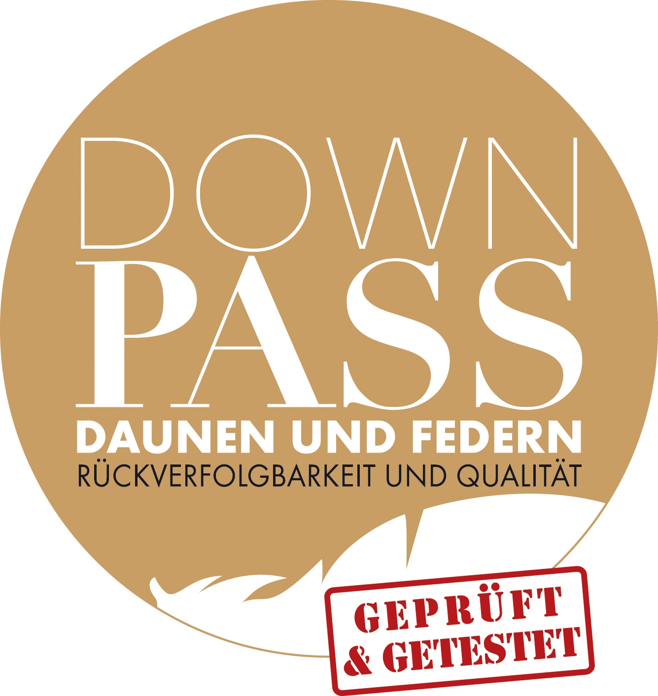 Haeussling Daunenkissen »Hygge Home Plissee (biobasiert) 3-Kammer-Kissen«, Füllung: Aussenkammer mit 90% Daunen, 10% Federn, (1 St.)