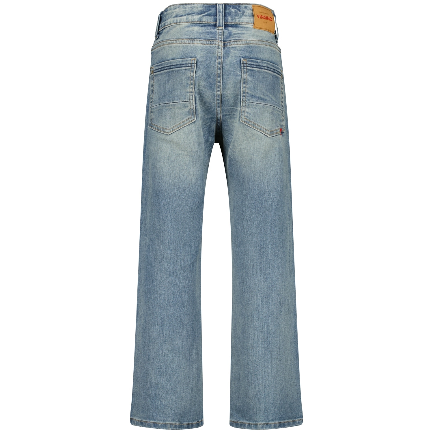 Vingino Jeans à 5 poches avec jambe droite, stretch, pour garçons