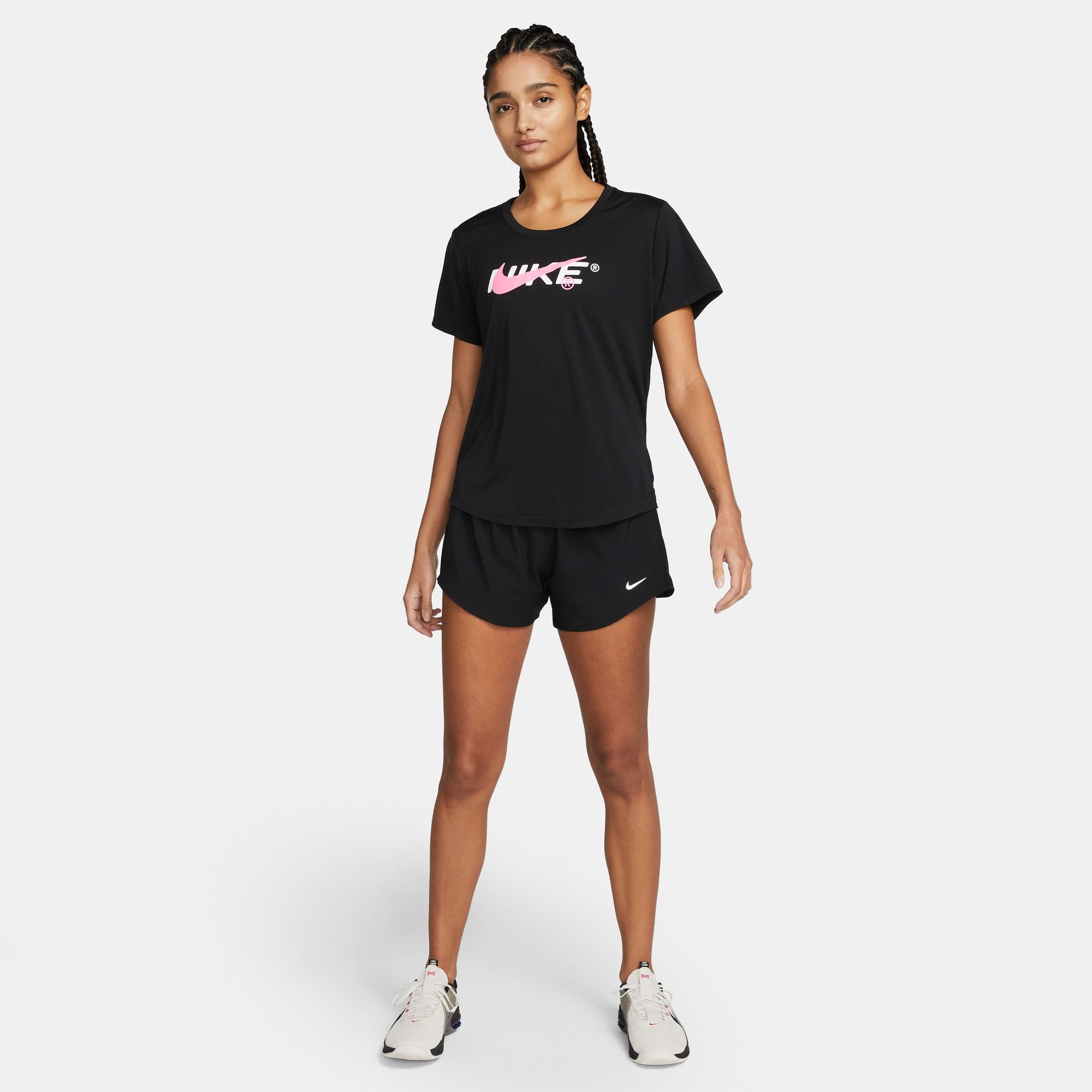 Nike Trainingsshorts »DRI-FIT ONE WOMEN'S MID-RISE BRIEF-LINED SHORTS«