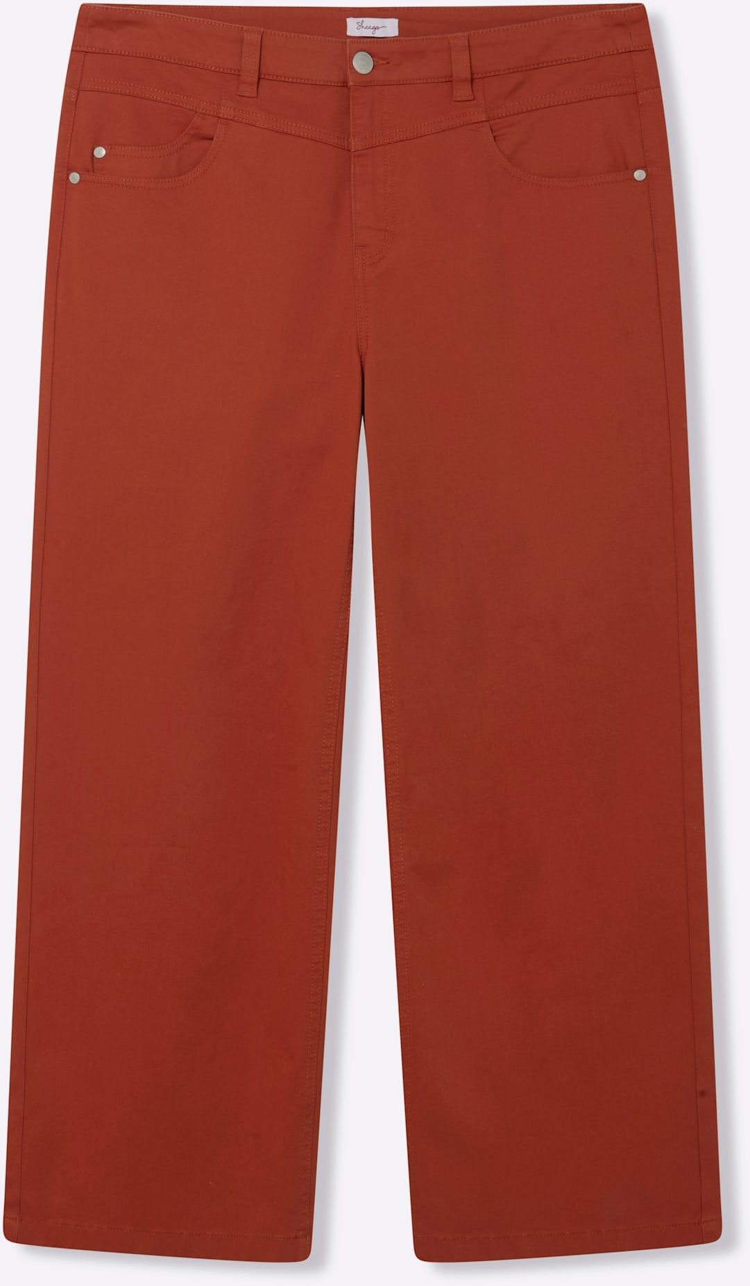 Sheego Jeans taille haute 1 cuis tlg.