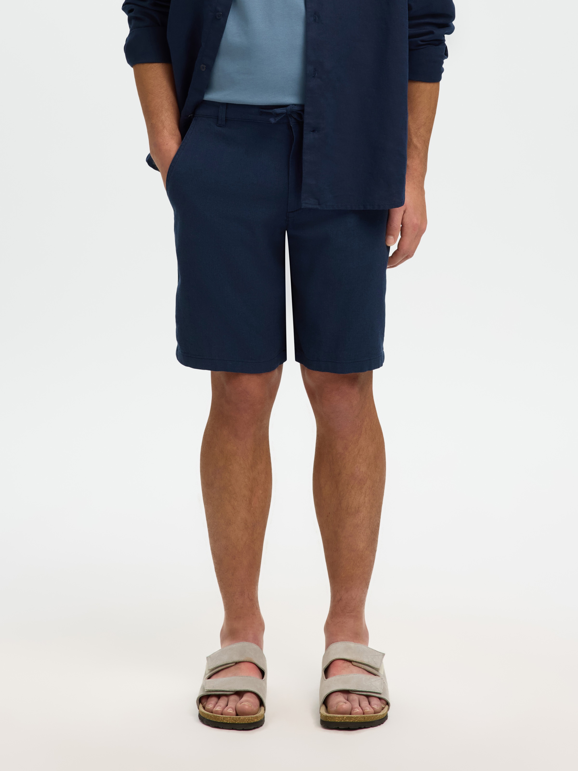 SELECTED Chinoshorts "SLHREGULAR-BRODY SUN SHORTS NOOS" Baumwollmischung, regular fit
