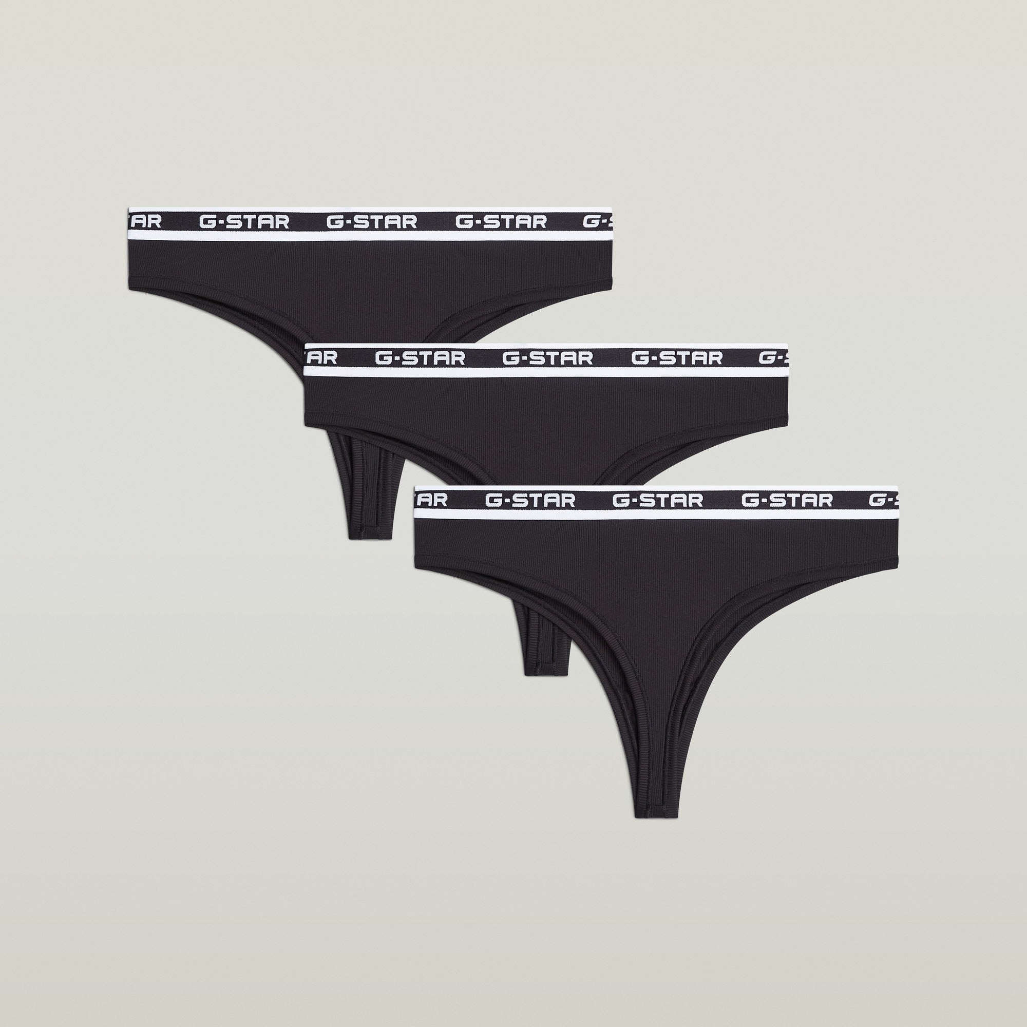 Image of G-STAR Brasilslip "RHODONITE, 3 PACK BRAZILIAN BRIEFS" Packung, 3 Stk. unifarben, mit Logobund