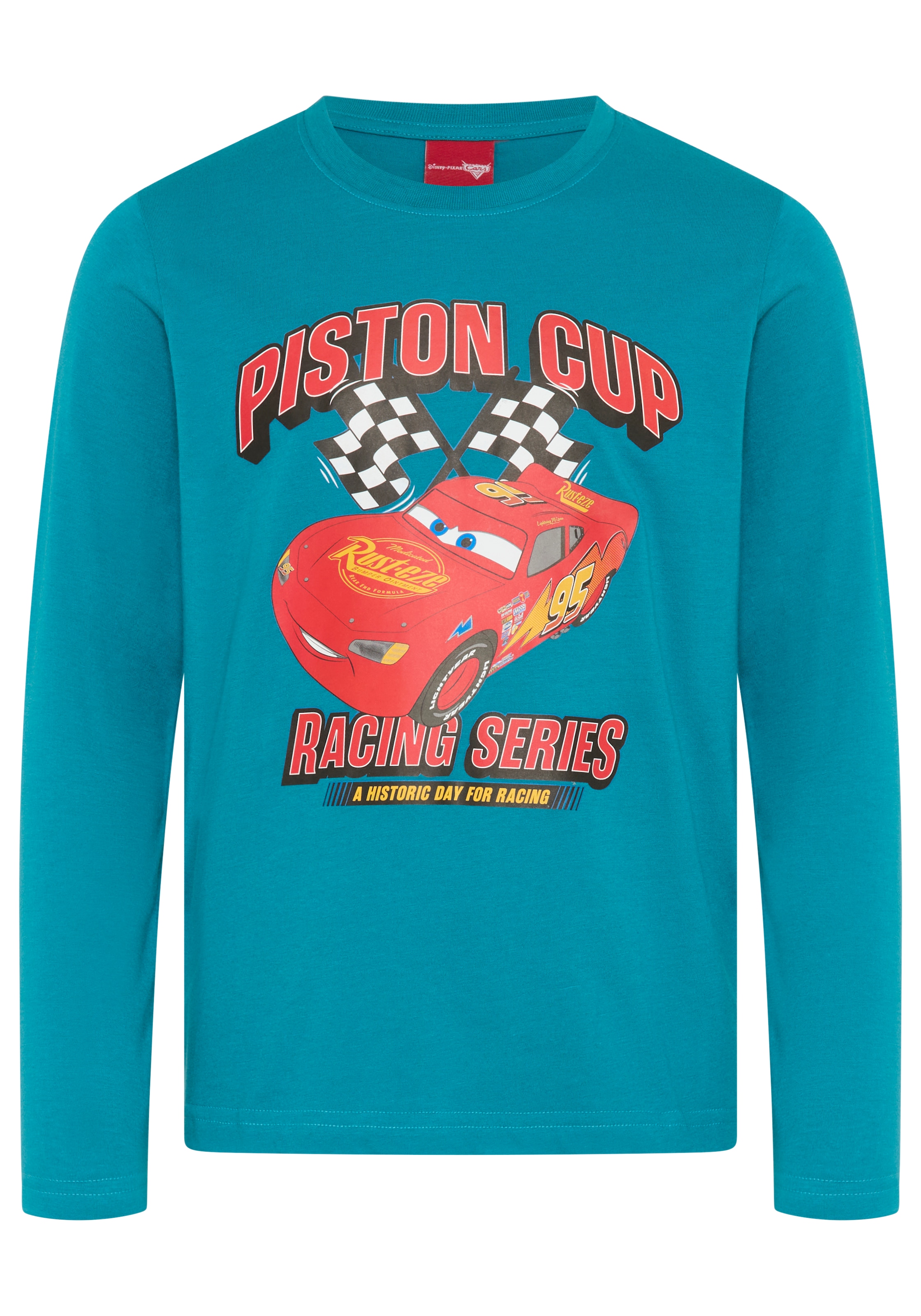 KIDSWORLD T-shirt à manches longues »CARS Lightning McQueen Shirt, Disney« Coupe basique, manches longues, style tendance