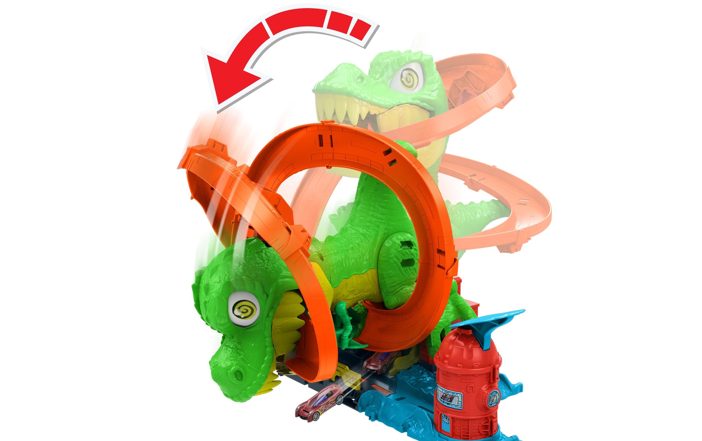Hot Wheels Voiture-jouet »Hot Wheels City T-Rex-Schlacht«
