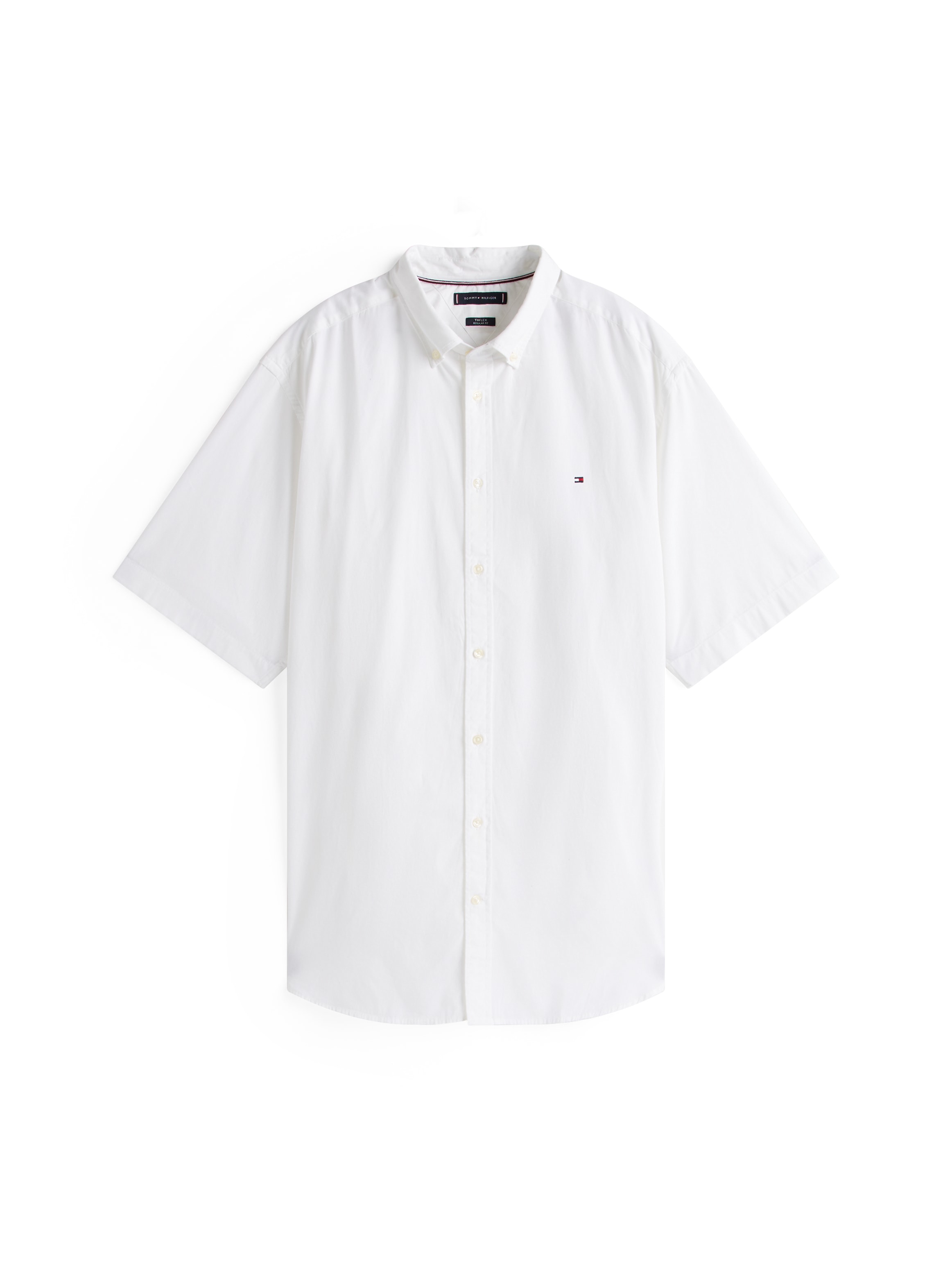 Tommy Hilfiger Big & Tall Kurzarmhemd »BT-FLEX POPLIN SOLID S/S SHIRT-B«, Grosse Grössen