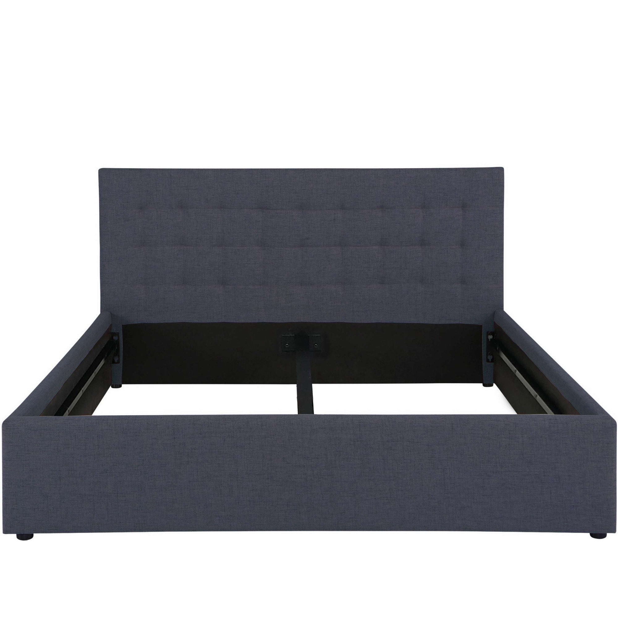Home affaire Polsterbett »Hamar, Knopfsteppung im Kopfteil, bis 250 KG belastbar«, (3 Breiten: 100cm/ 140cm/ 180cm), in verschiedenen Grössen und Stoffen und Farben