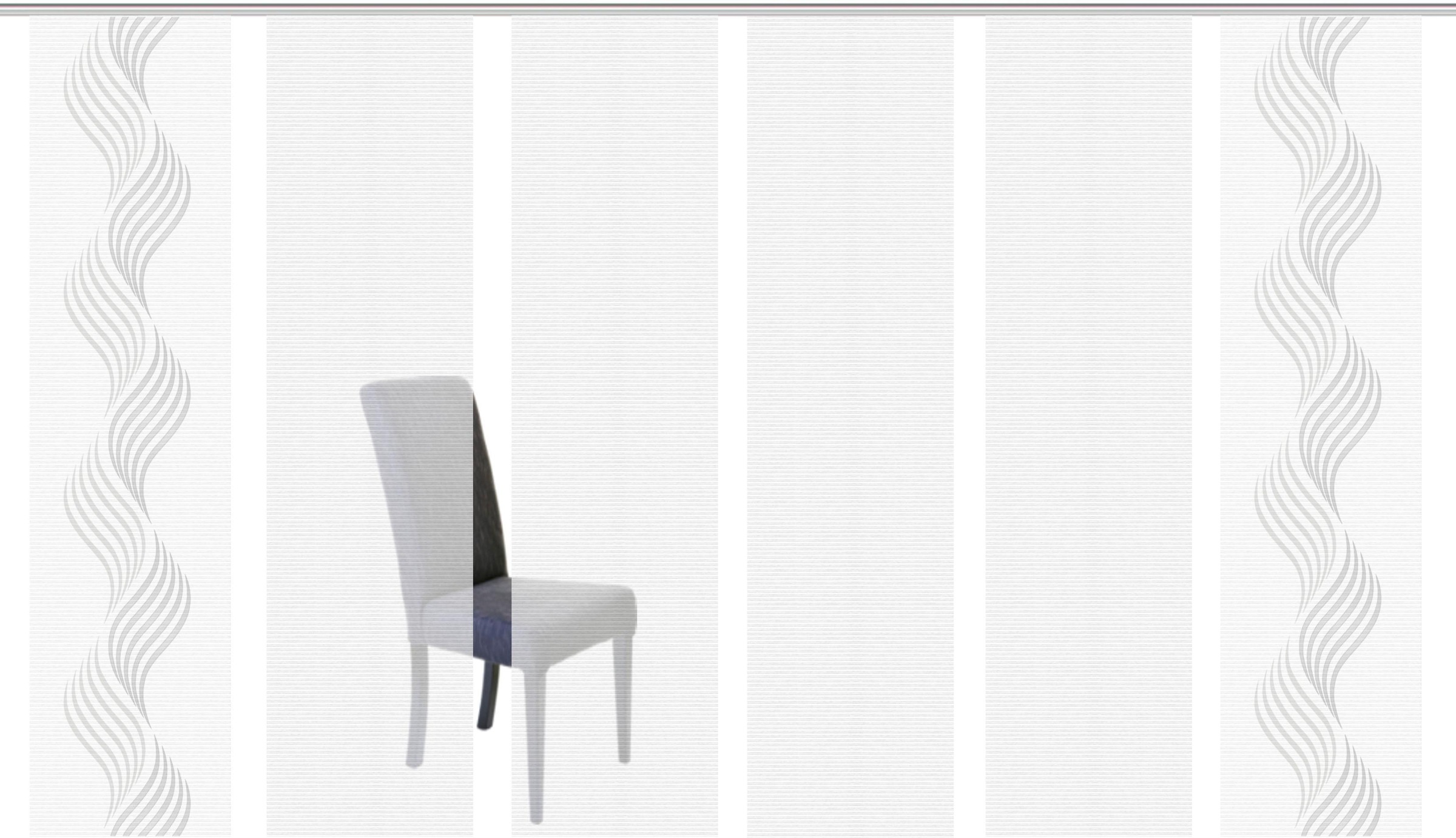 Image of HOME WOHNIDEEN Schiebegardine »FELSIA 6er«, (6 St.), HxB: 245x60, 6er Set bei Ackermann Versand Schweiz