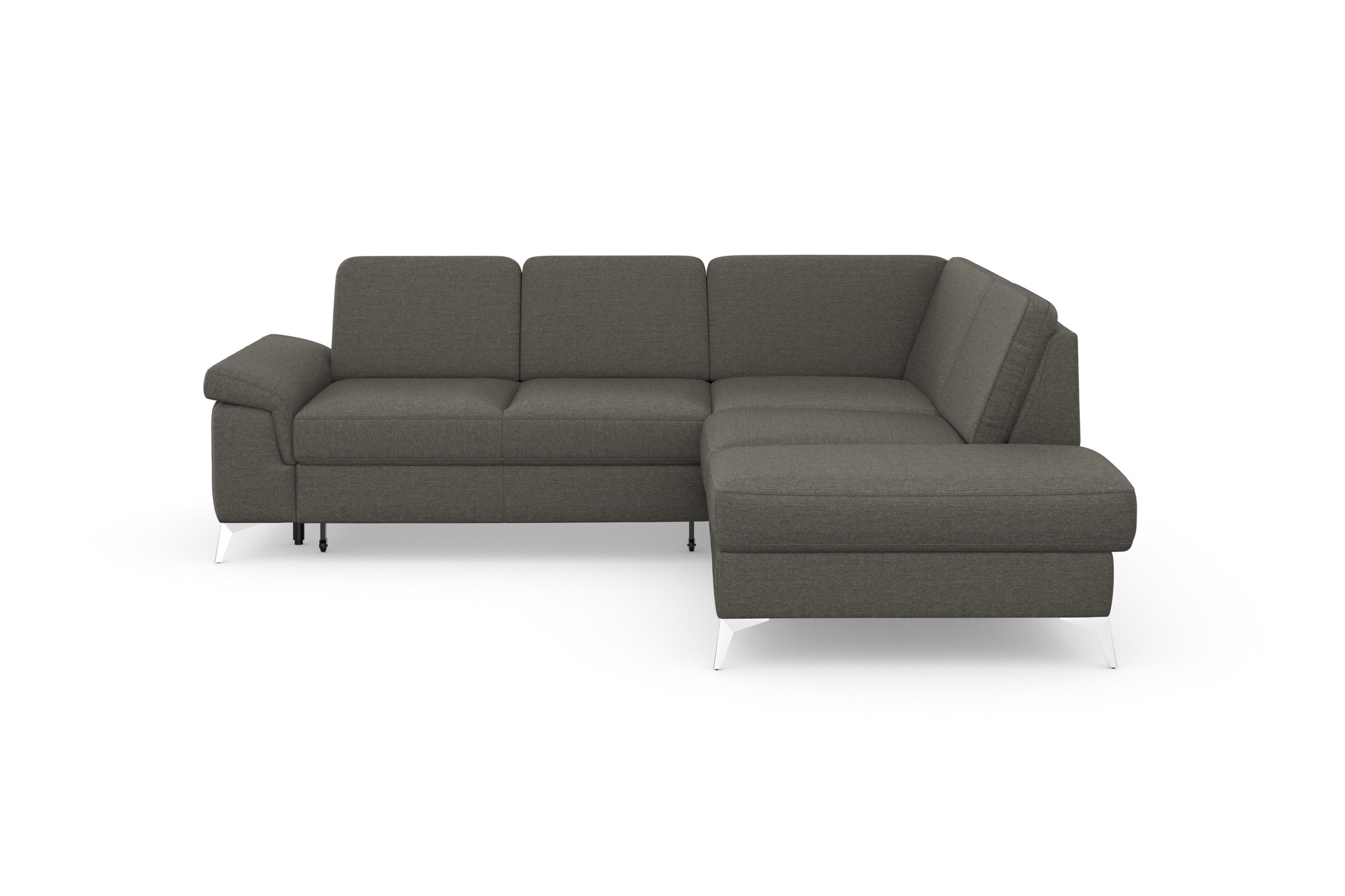 sit&more Ecksofa »Padua L-Form«, inklusive Sitztiefenverstellung, Armteilfunktion und Federkern