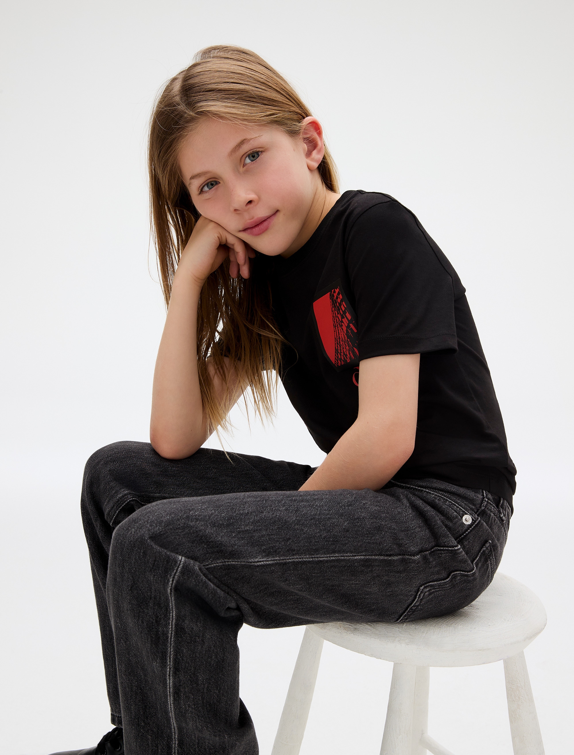 Calvin Klein Jeans T-Shirt »SEASONAL ENTRY PRICE LOGO«, für Kinder bis 16 Jahre, mit Brustdruck