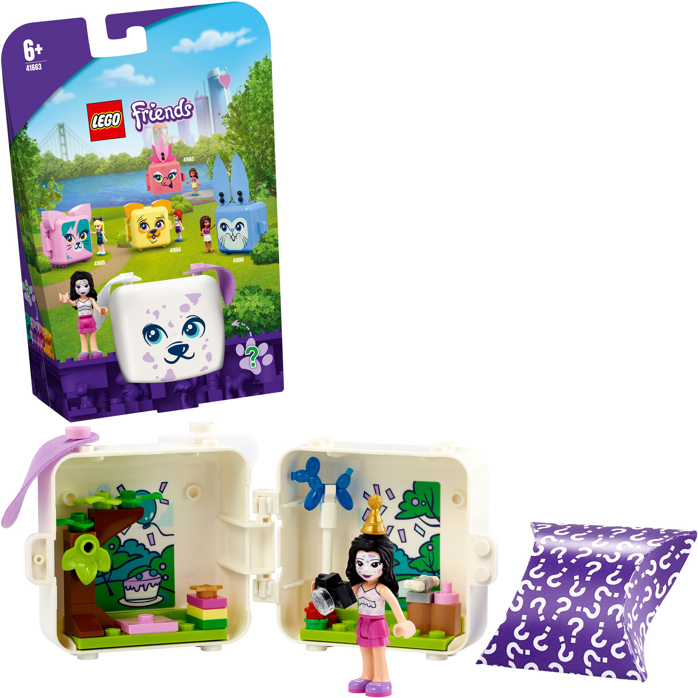 Image of LEGO® Konstruktionsspielsteine »Emmas Dalmatiner-Würfel (41663), LEGO® Friends«, (41 St.), Made in Europe bei Ackermann Versand Schweiz