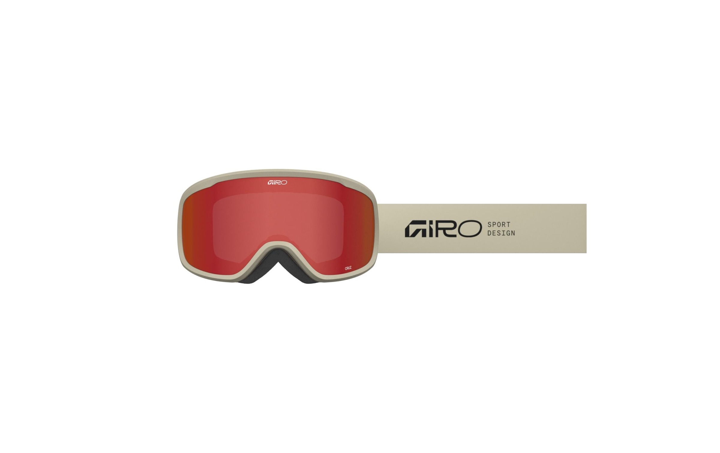 Giro Skibrille »Skibrille Cruz Flash stone stacked amber scarlet S2«