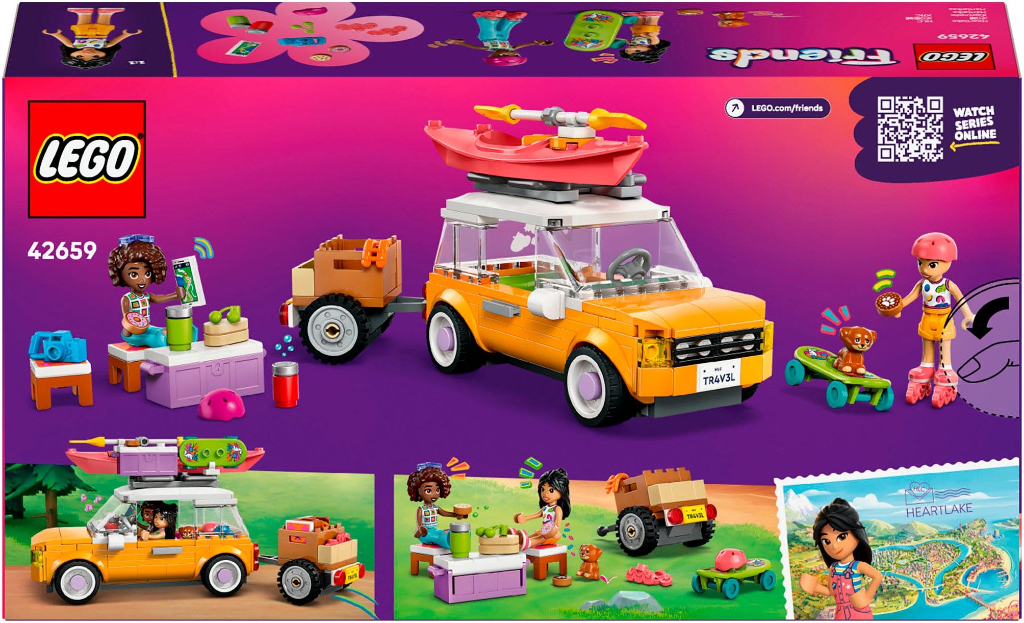 LEGO® Konstruktionsspielsteine »Abenteuertrip mit Freunden (42659), LEGO  Friends« Made in Europe