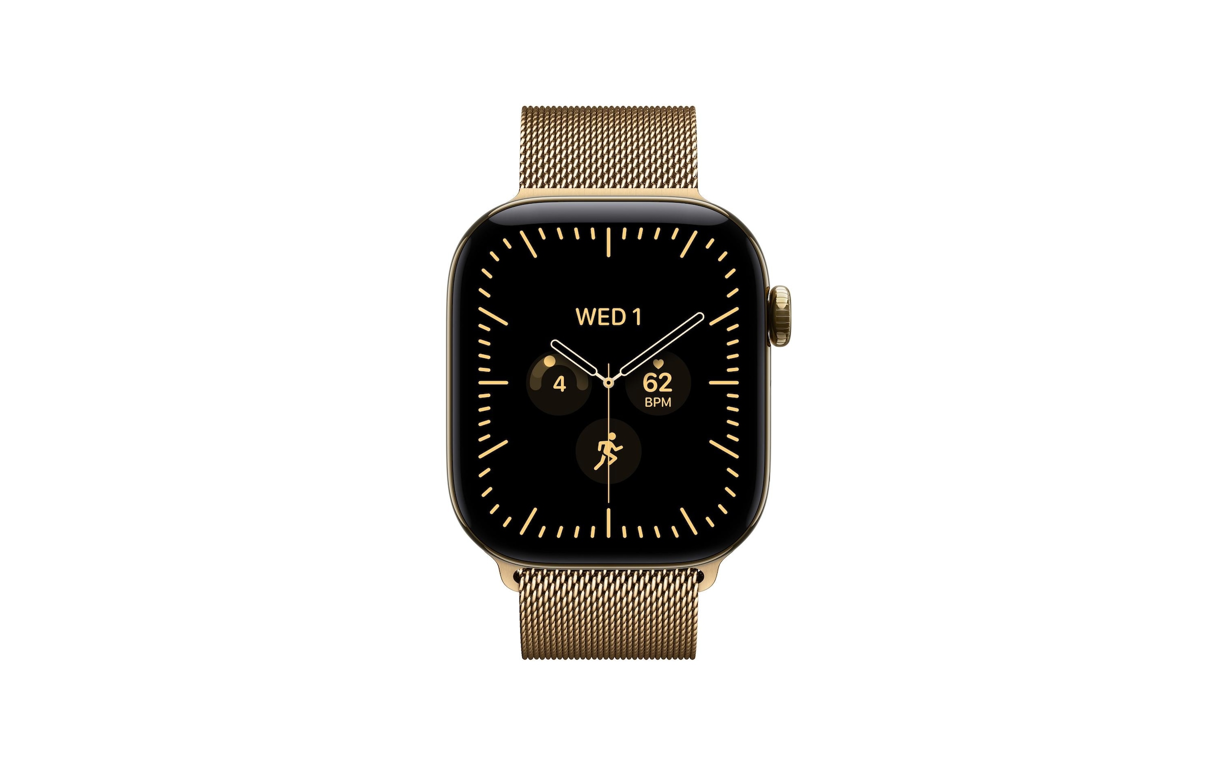 Apple Smartwatch »Apple Watch S12 42 mm CEL Titanium, Milanese Loop«(42/ 1,65 ″)