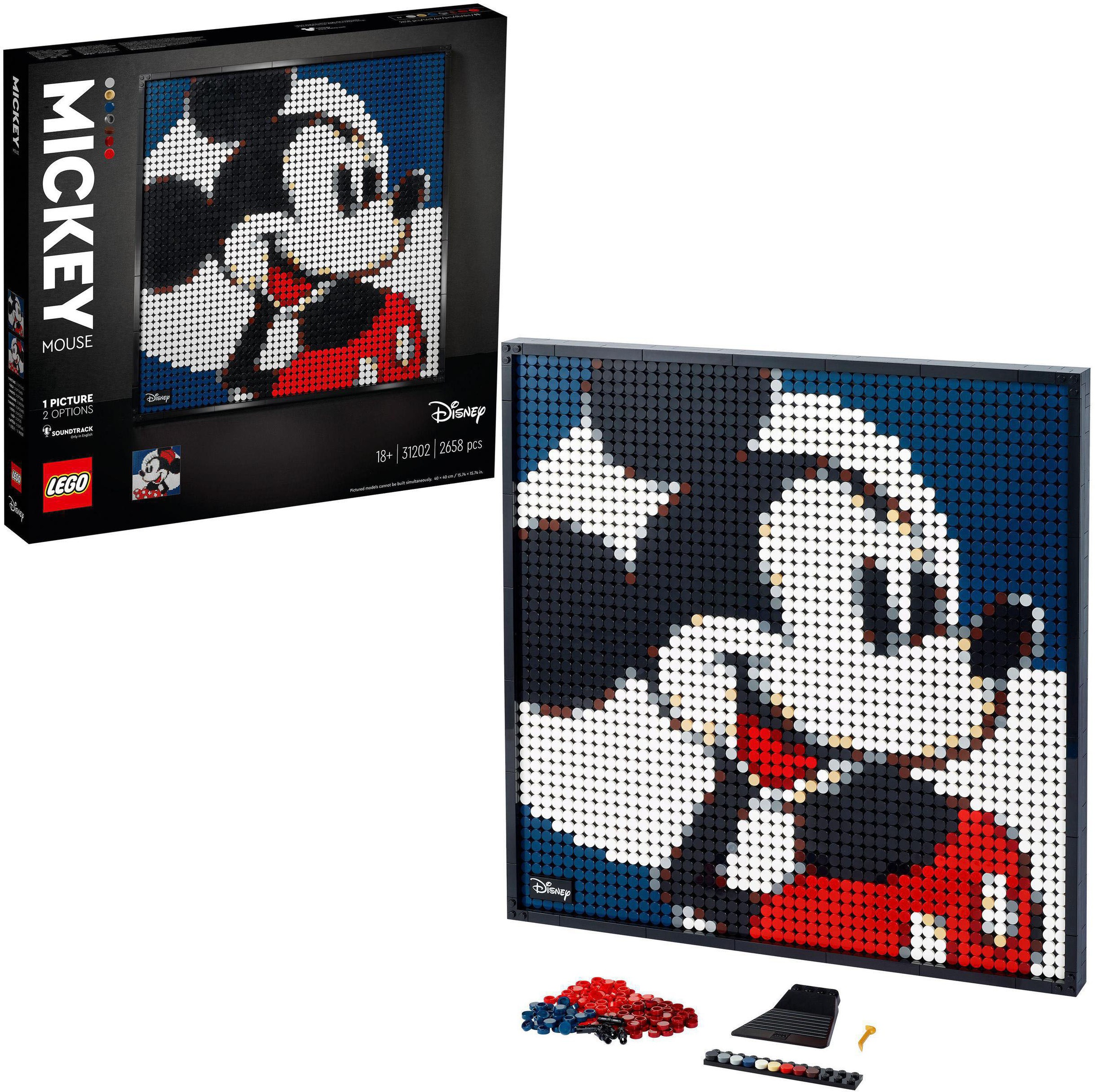Image of LEGO® Konstruktionsspielsteine »Disney's Mickey Mouse - Kunstbild (31202), LEGO® Art«, (2658 St.) bei Ackermann Versand Schweiz
