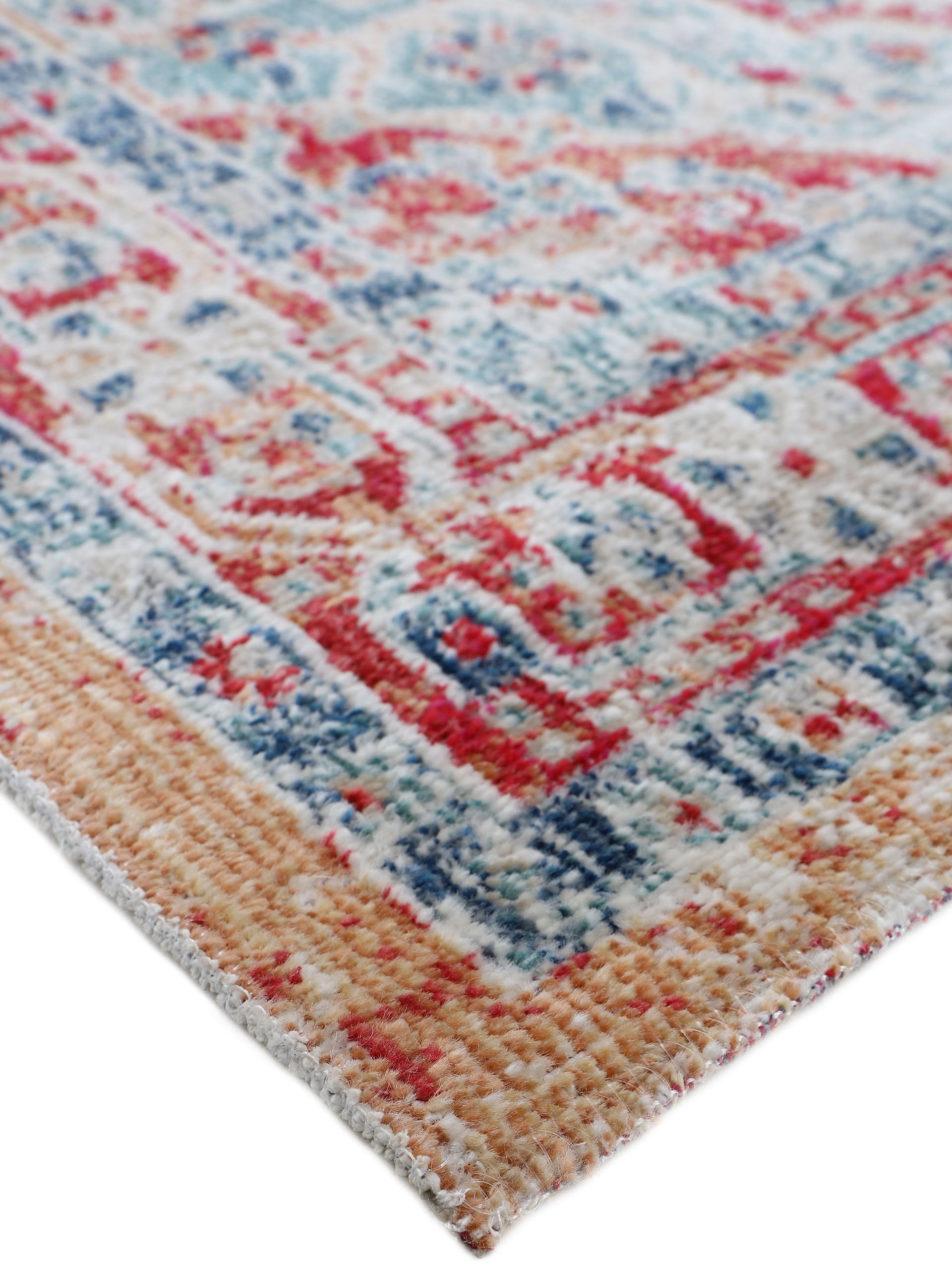 carpetfine Teppich »Noah_2« rechteckig 3 mm Höhe Orient Vintage Look, Wohnzimmer