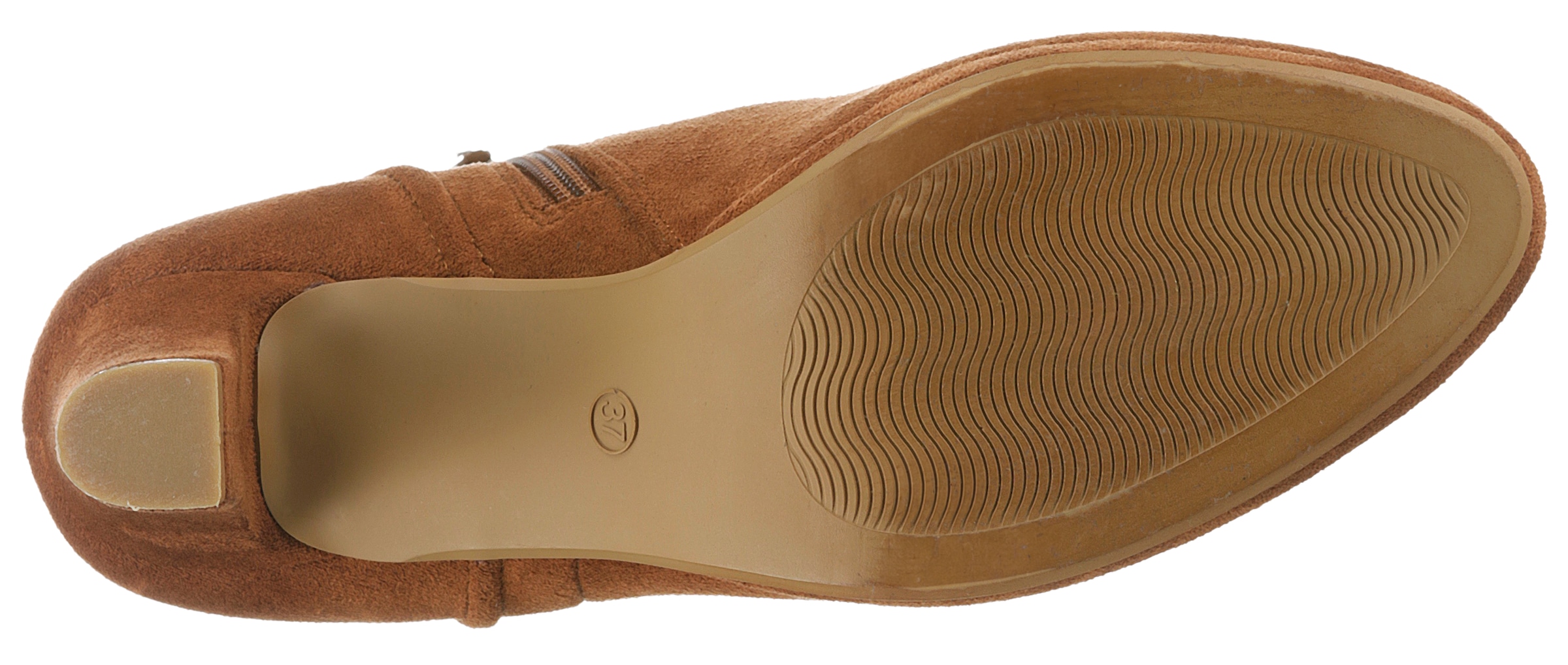 Aniston SHOES Stiefelette, Reissverschluss-Stiefelette, Trichterabsatz - NEUE KOLLEKTION