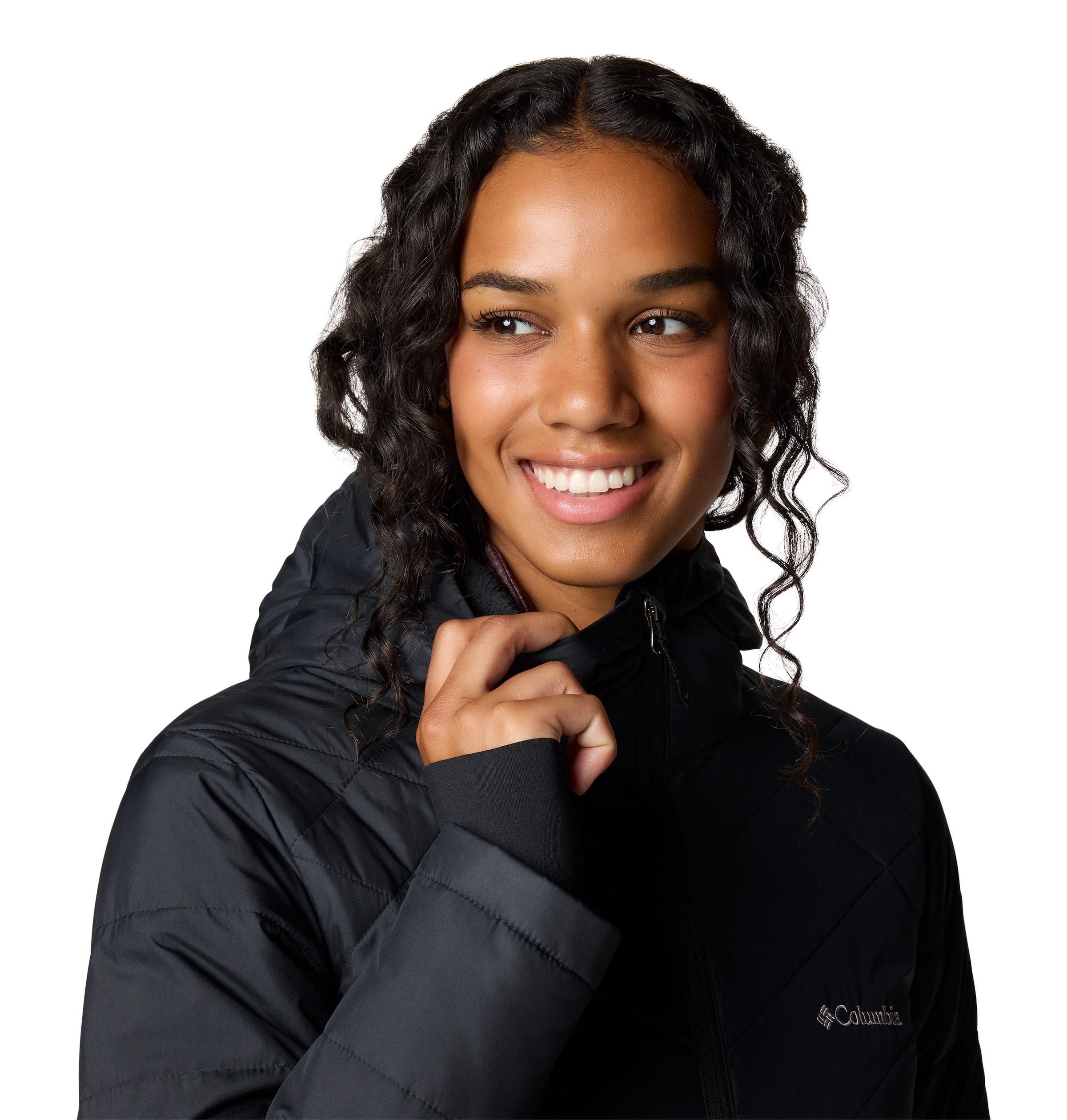 Columbia Steppmantel »HEAVENLY LONG HOODED JACKET«, (1 tlg.)