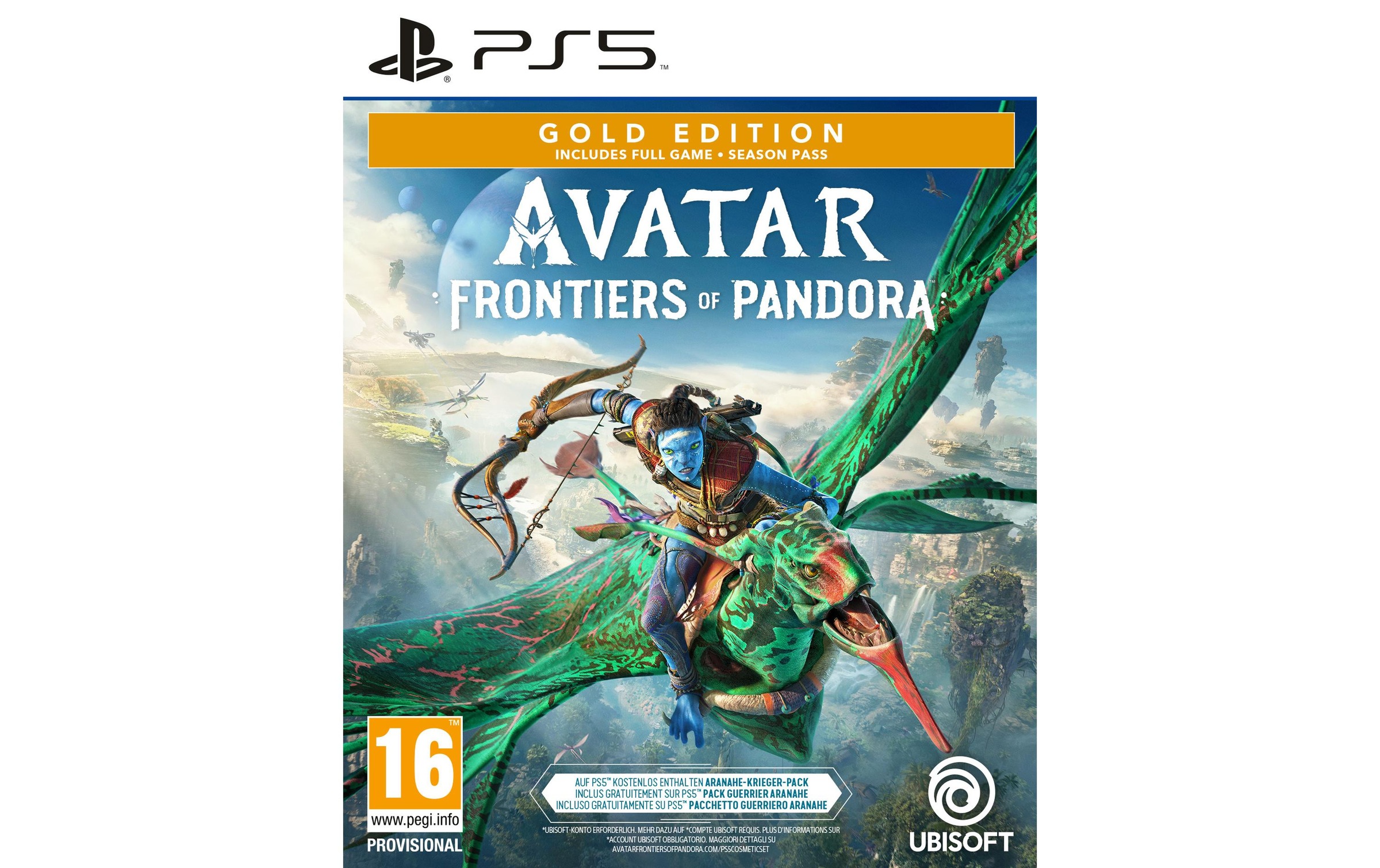 Spielesoftware »AVATAR: Frontiers of Pandora Gold Edition«, PlayStation 5